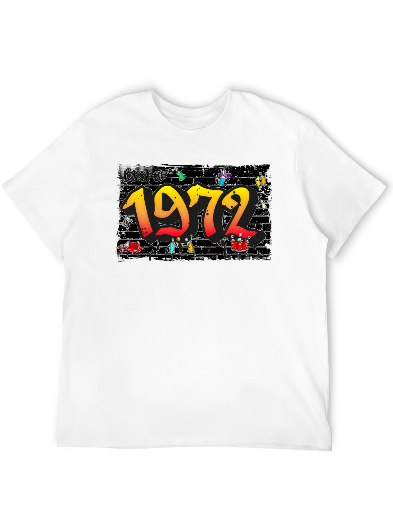 Best of 1972 Black T-Shirt