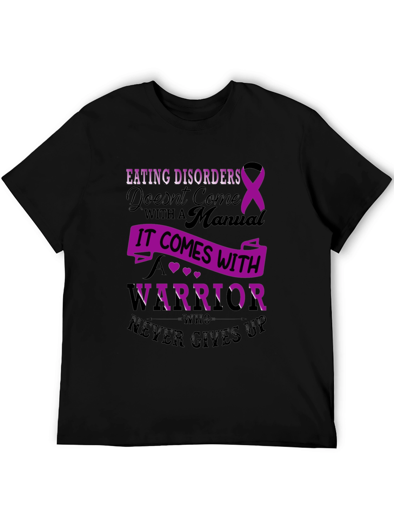 Eating Disorder Awareness T-Shirt - Warrior