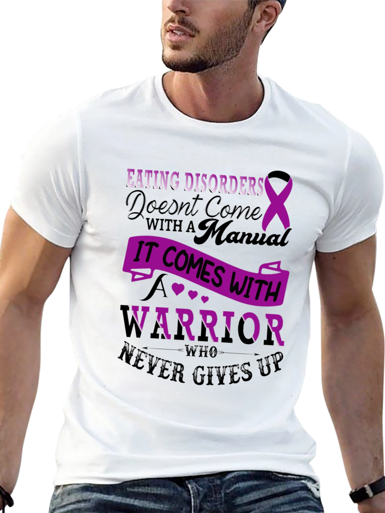 Eating Disorder Awareness T-Shirt - Warrior