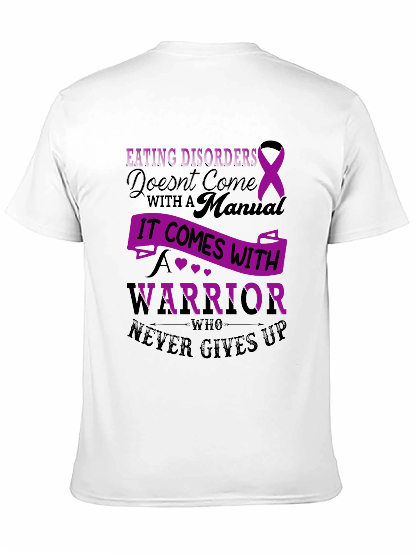 Eating Disorder Awareness T-Shirt - Warrior