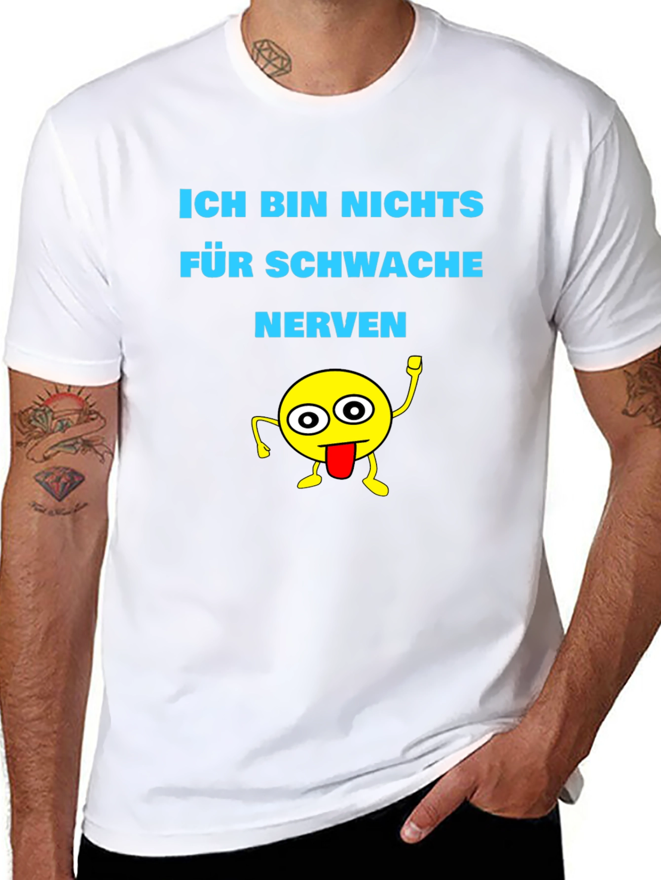 Funny Graphic Tee: Ich Bin Nichts Für Schwache Nerven