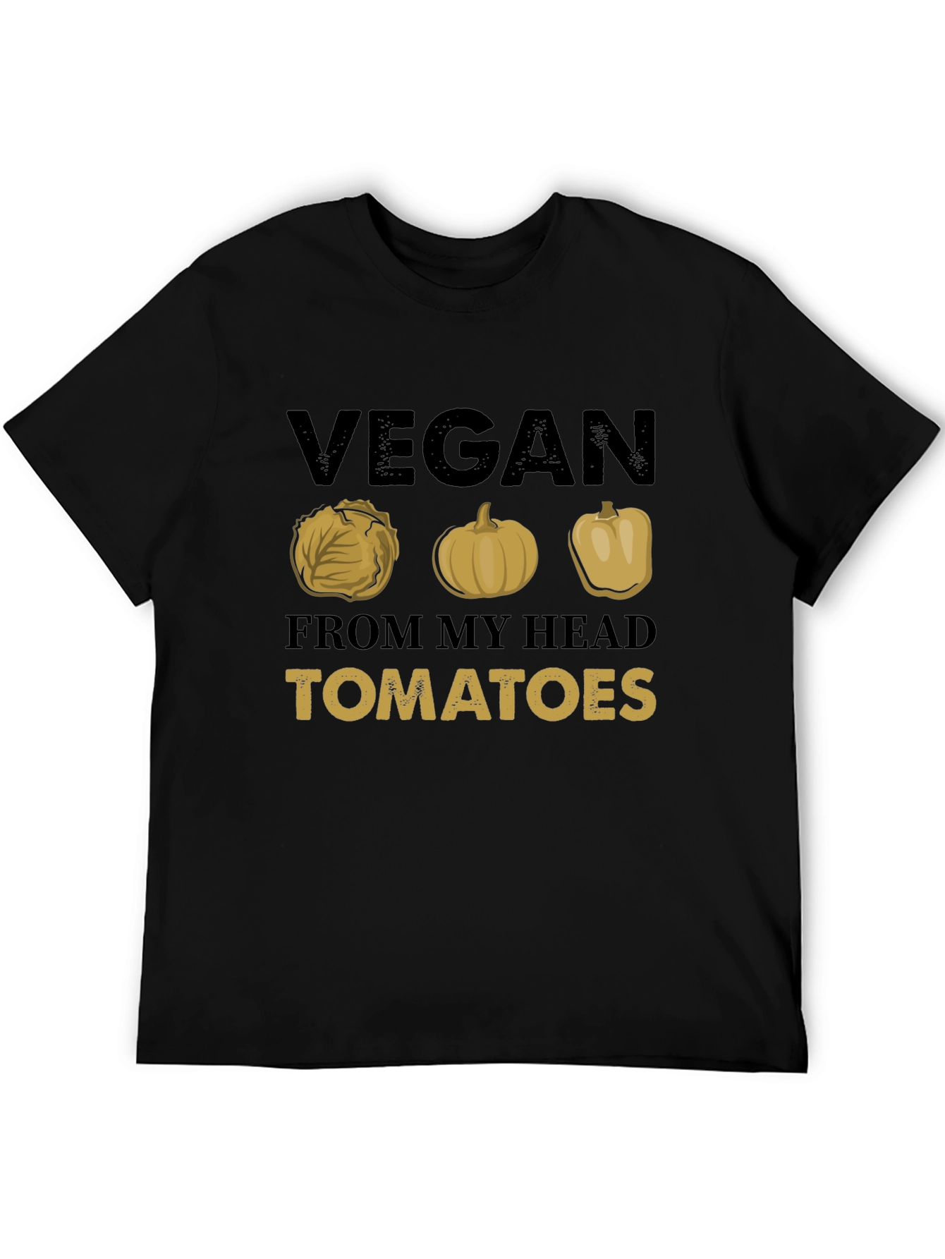 Vegan From My Head Tomatoes Graphic Tee