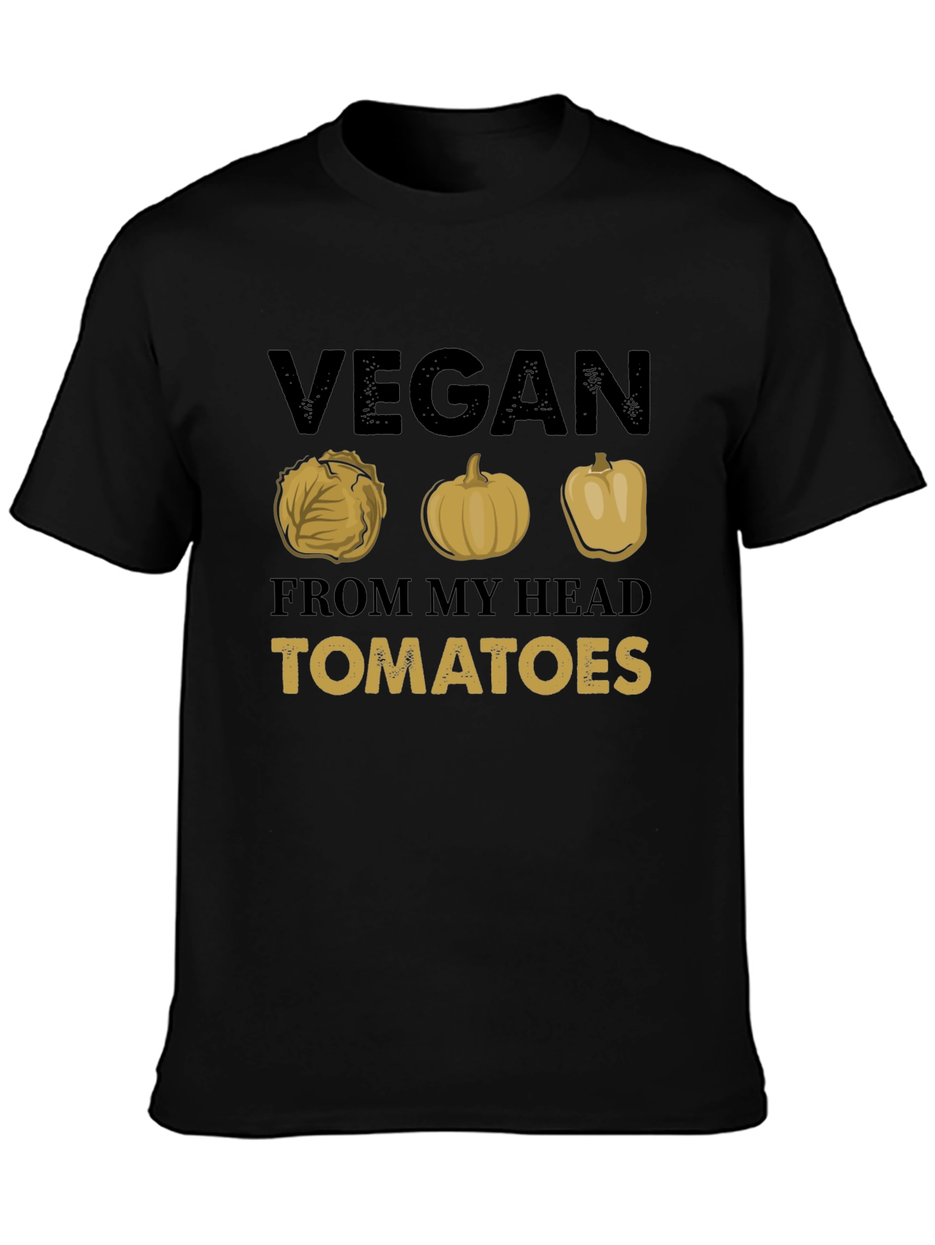 Vegan From My Head Tomatoes Graphic Tee