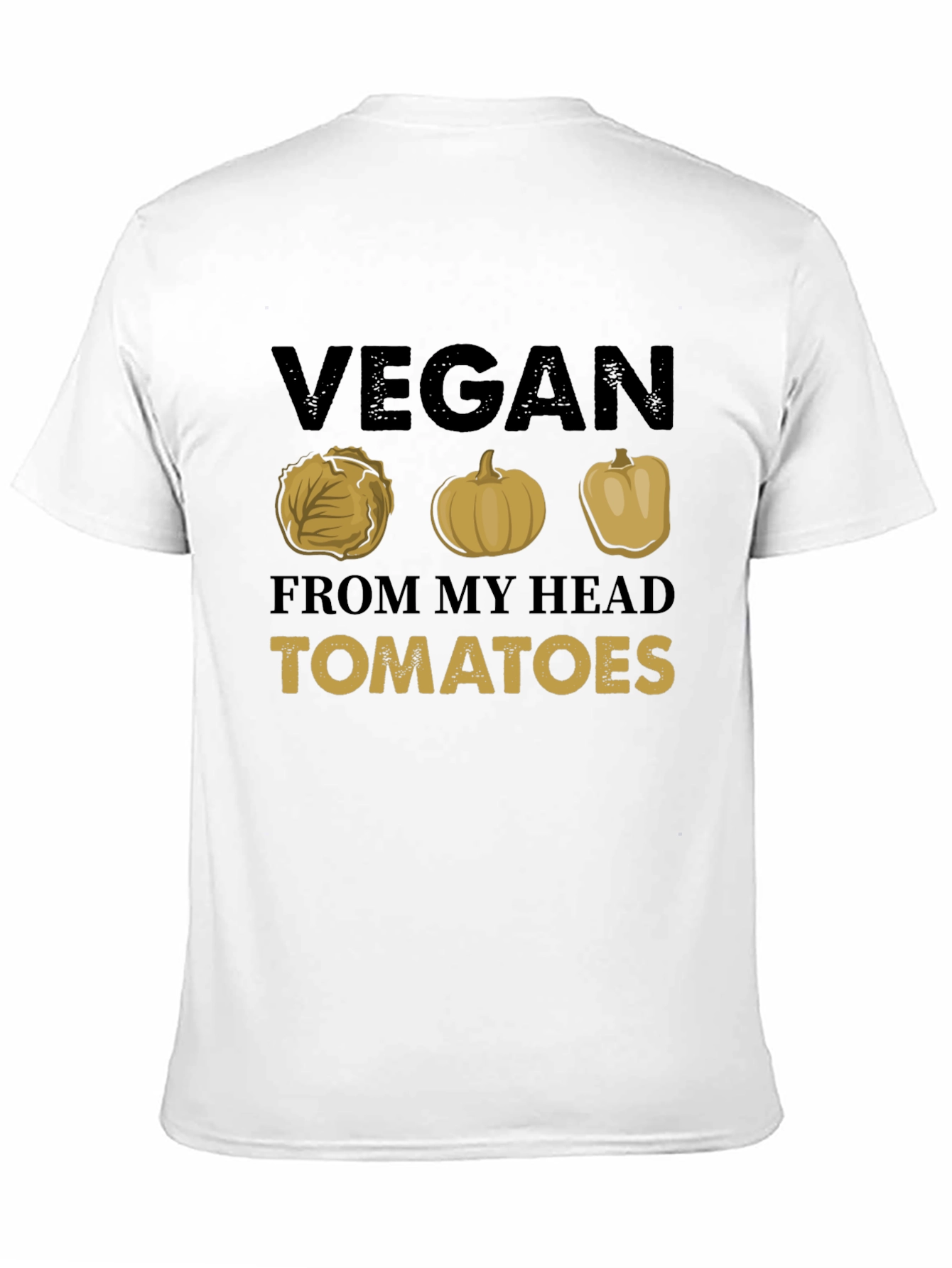 Vegan From My Head Tomatoes Graphic Tee
