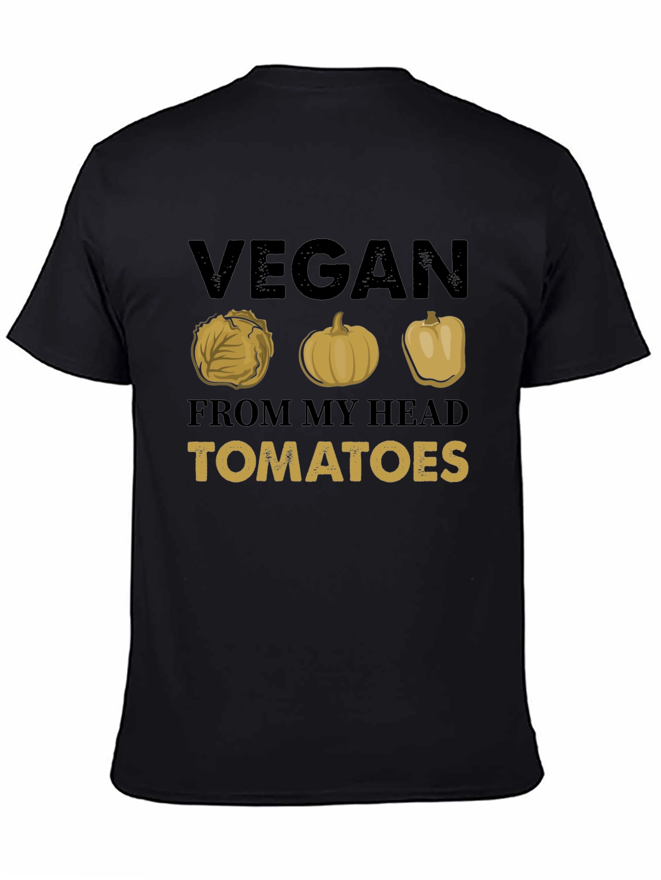 Vegan From My Head Tomatoes Graphic Tee