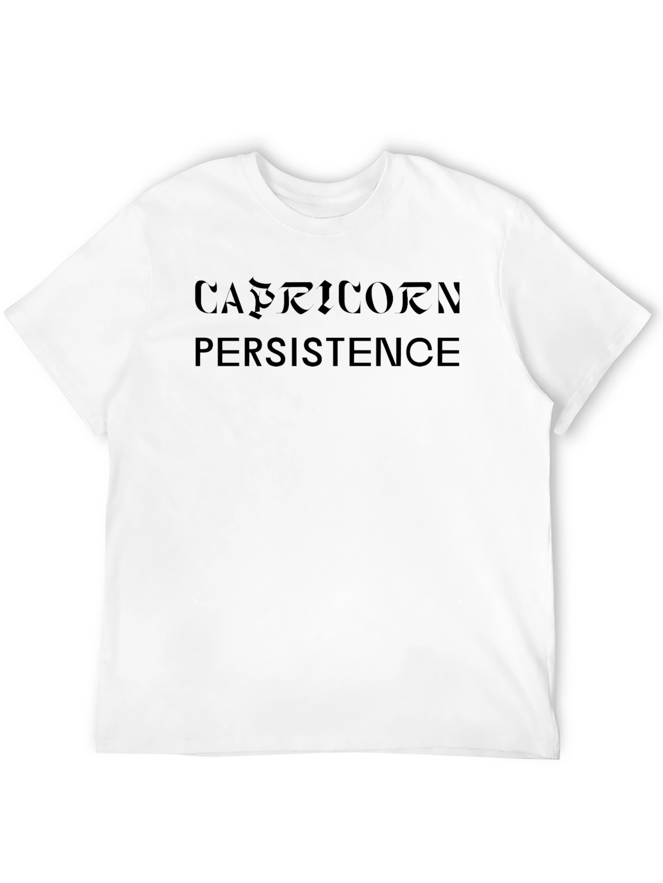 Capricorn Persistence Graphic Tee - Black