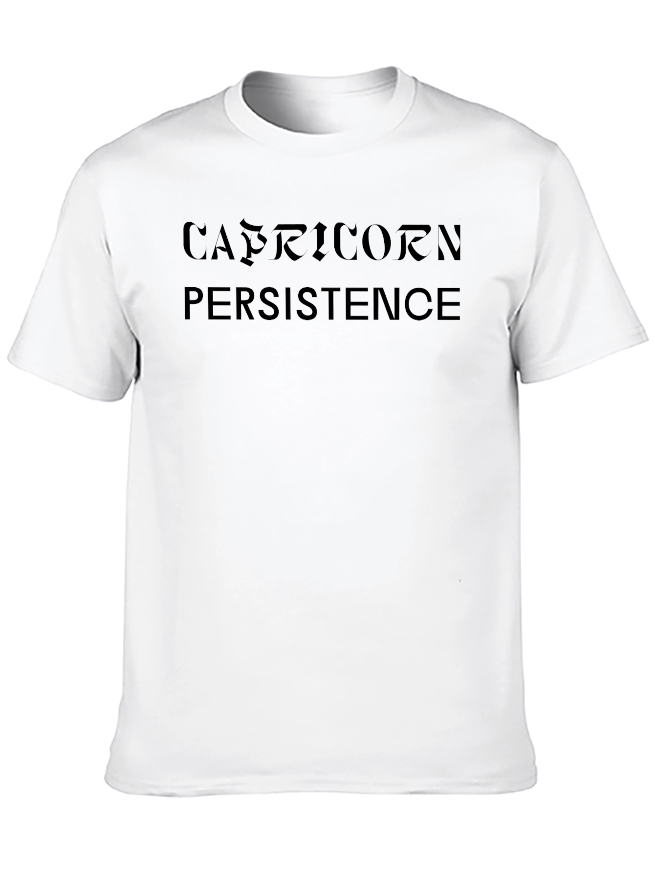 Capricorn Persistence Graphic Tee - Black