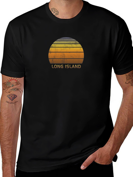Long Island Sunset Graphic T-Shirt