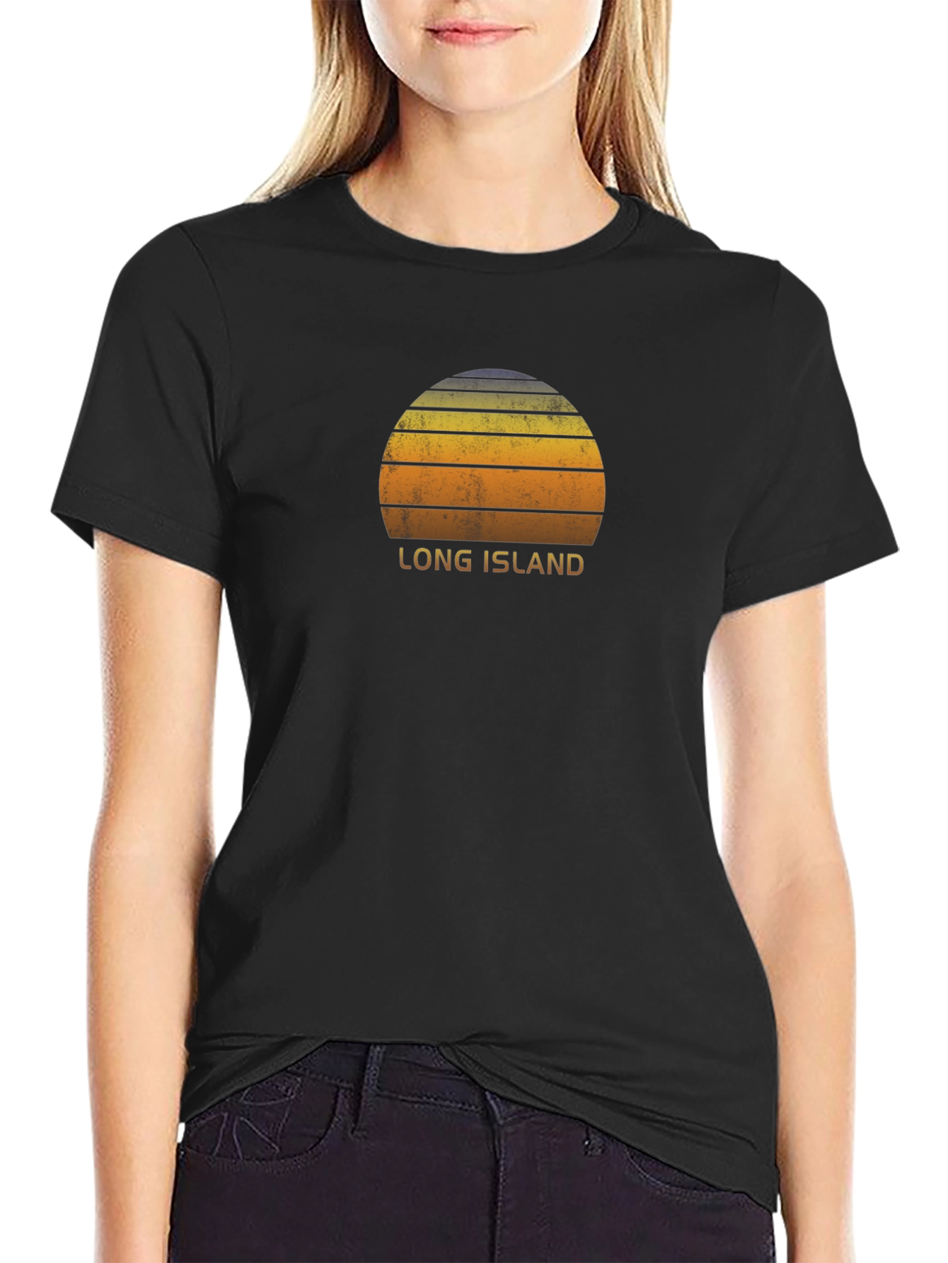 Long Island Sunset Graphic T-Shirt