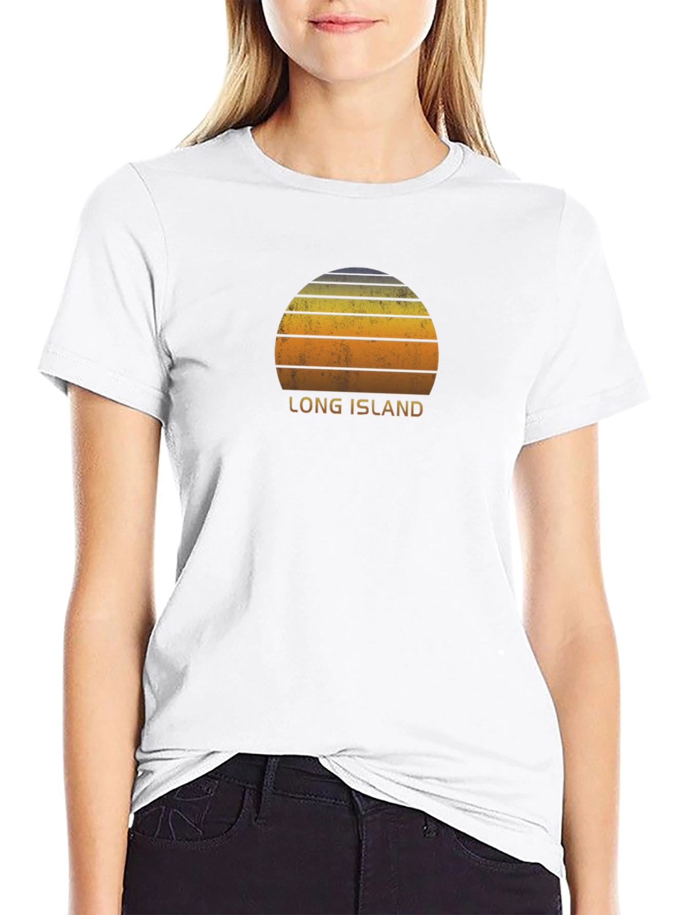 Long Island Sunset Graphic T-Shirt