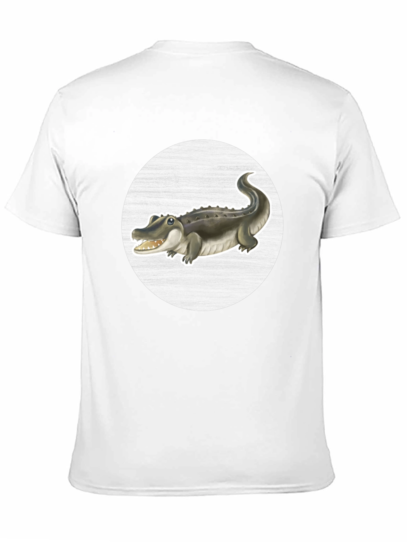Alligator Graphic Tee - Black Cotton T-Shirt