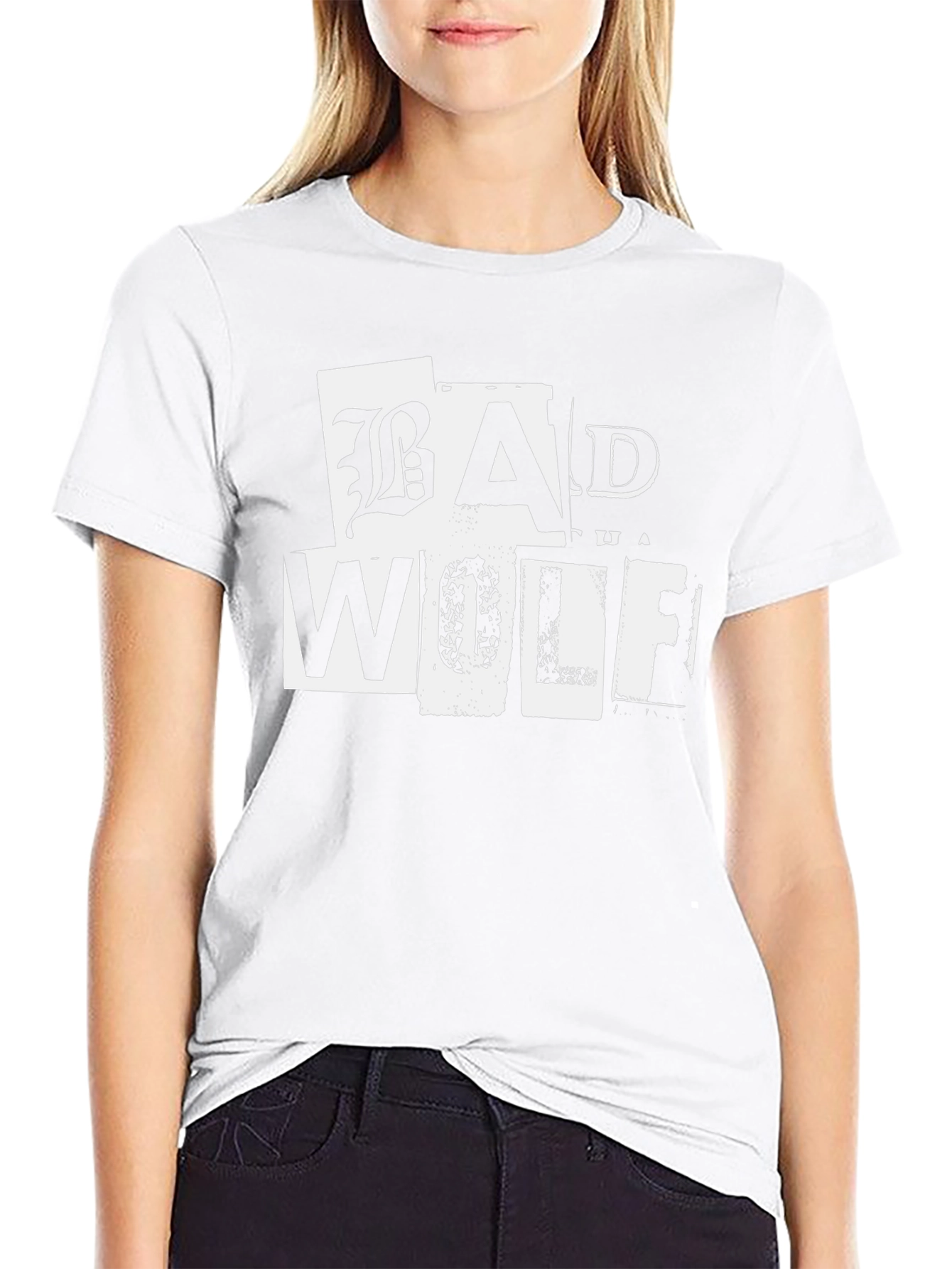 Bad Wolf T-Shirt - Black Cotton Tee