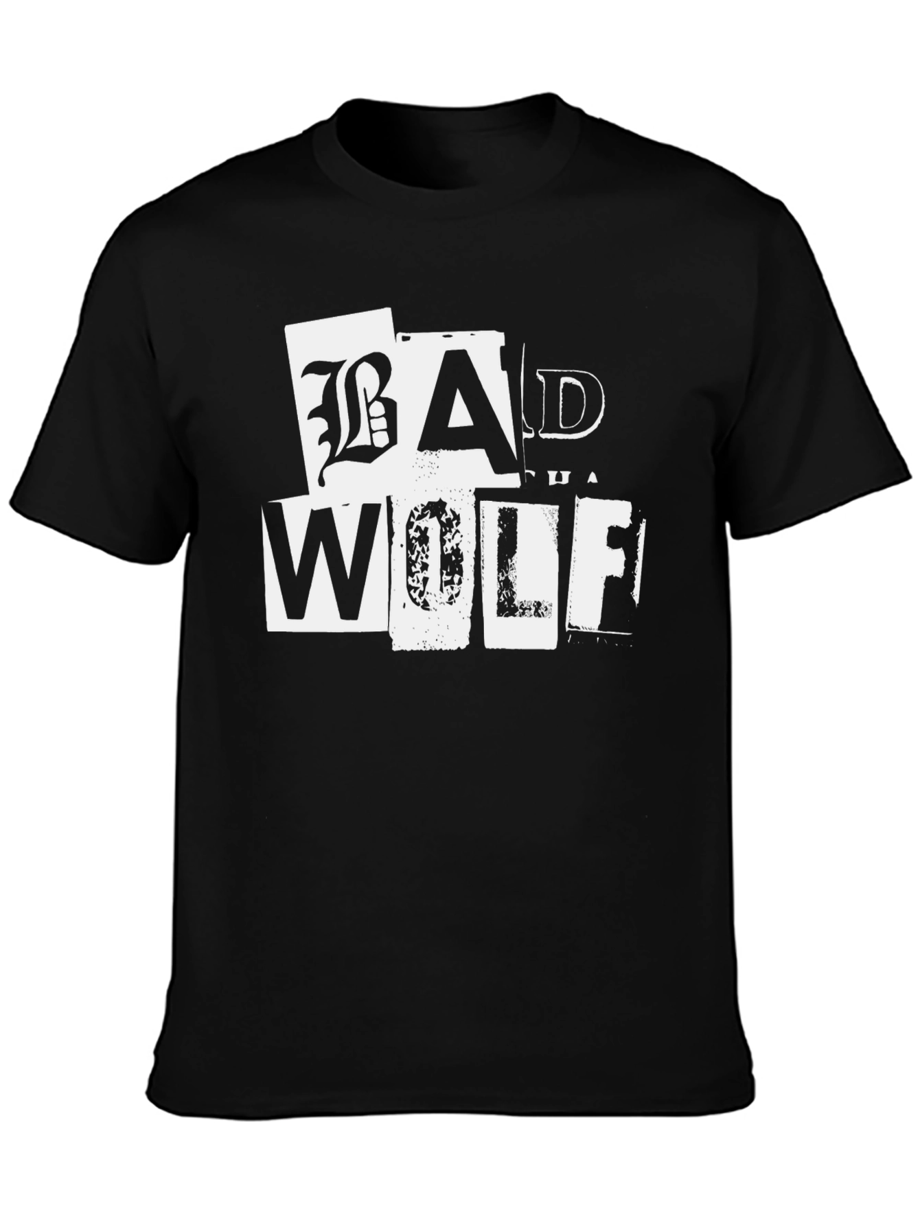 Bad Wolf T-Shirt - Black Cotton Tee