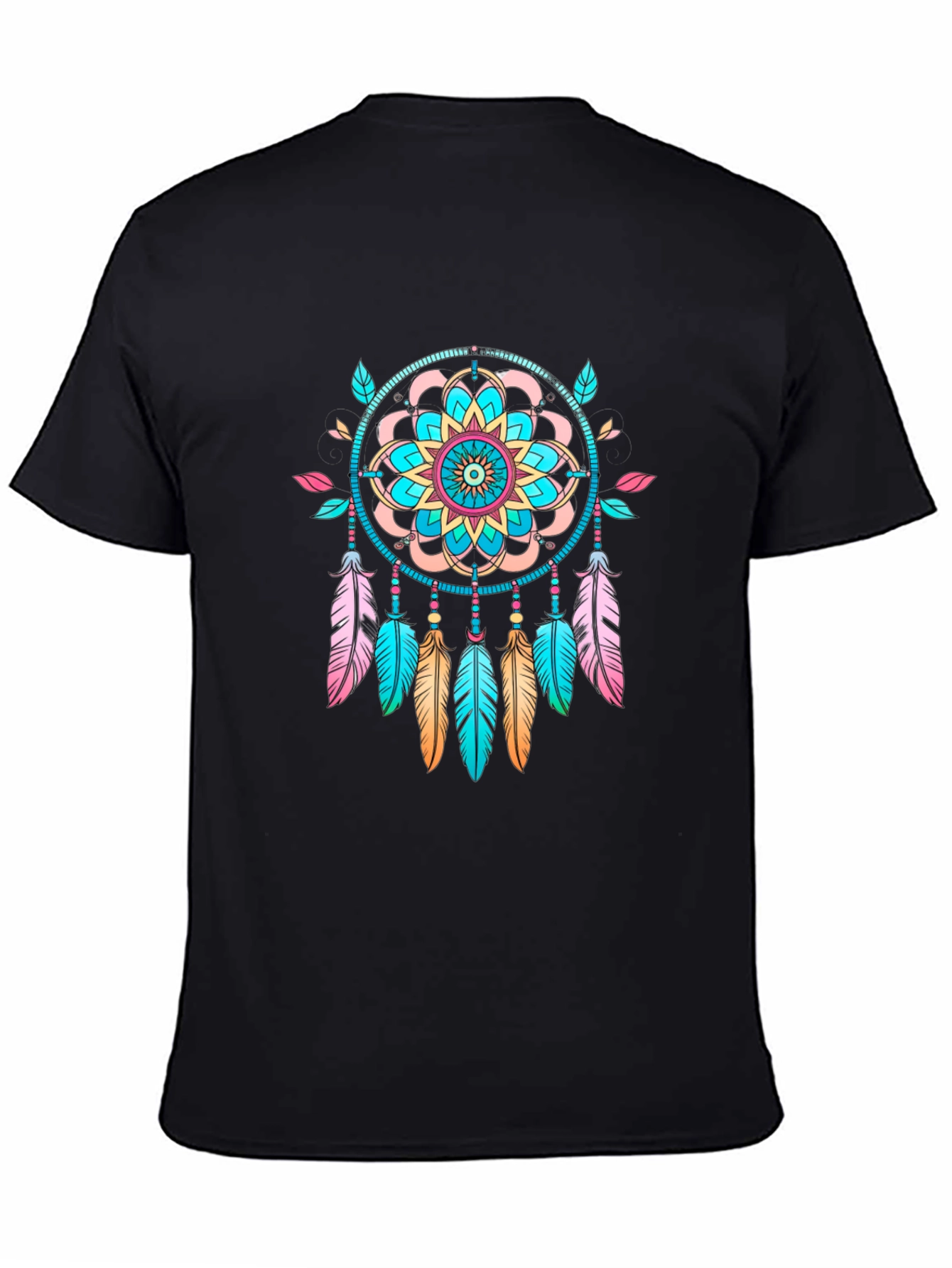 Dreamcatcher Graphic Black T-Shirt - Unisex