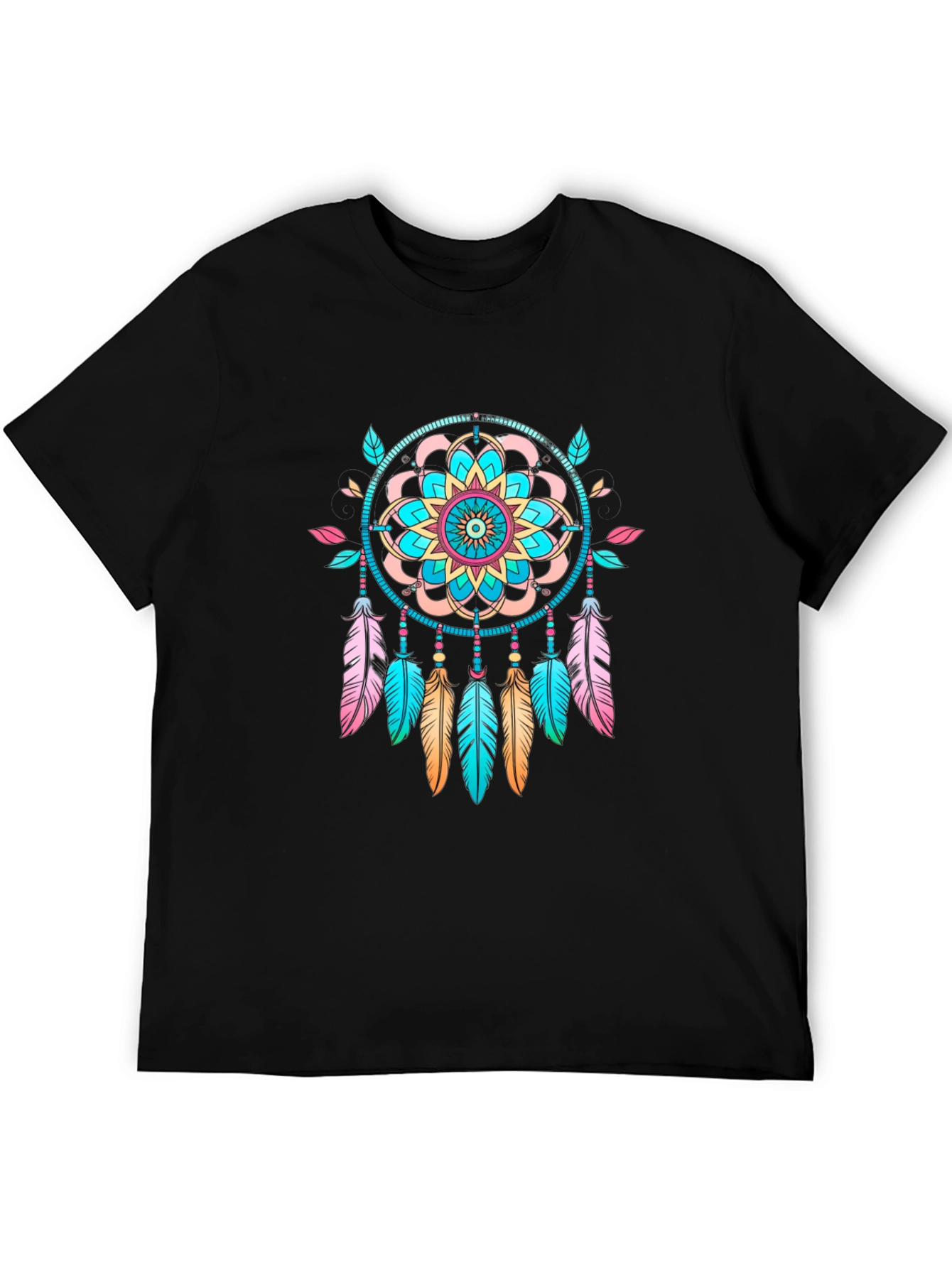 Dreamcatcher Graphic Black T-Shirt - Unisex