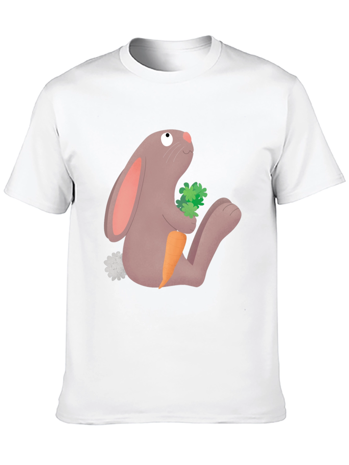 Bunny & Carrot Graphic Tee - Comfy Casual Style