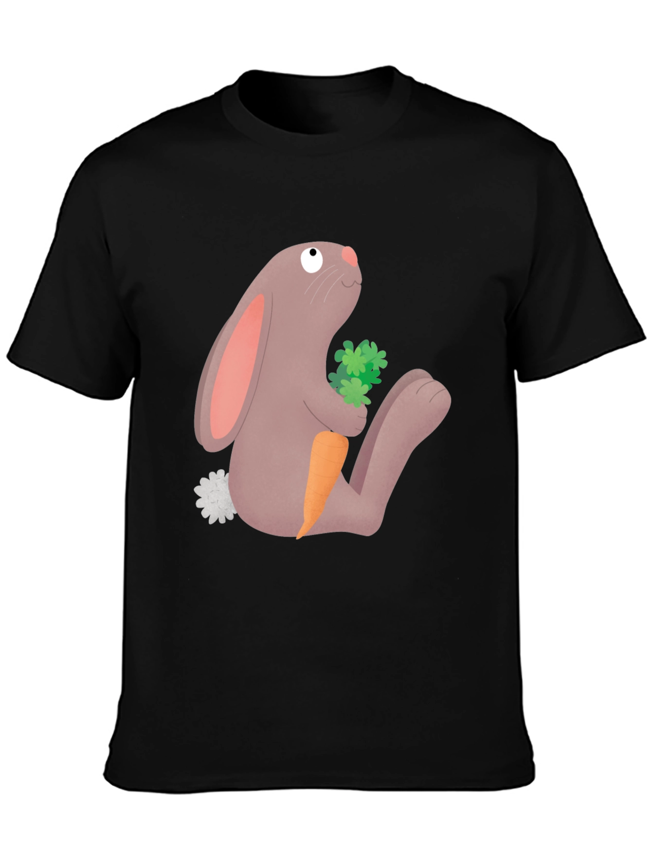 Bunny & Carrot Graphic Tee - Comfy Casual Style