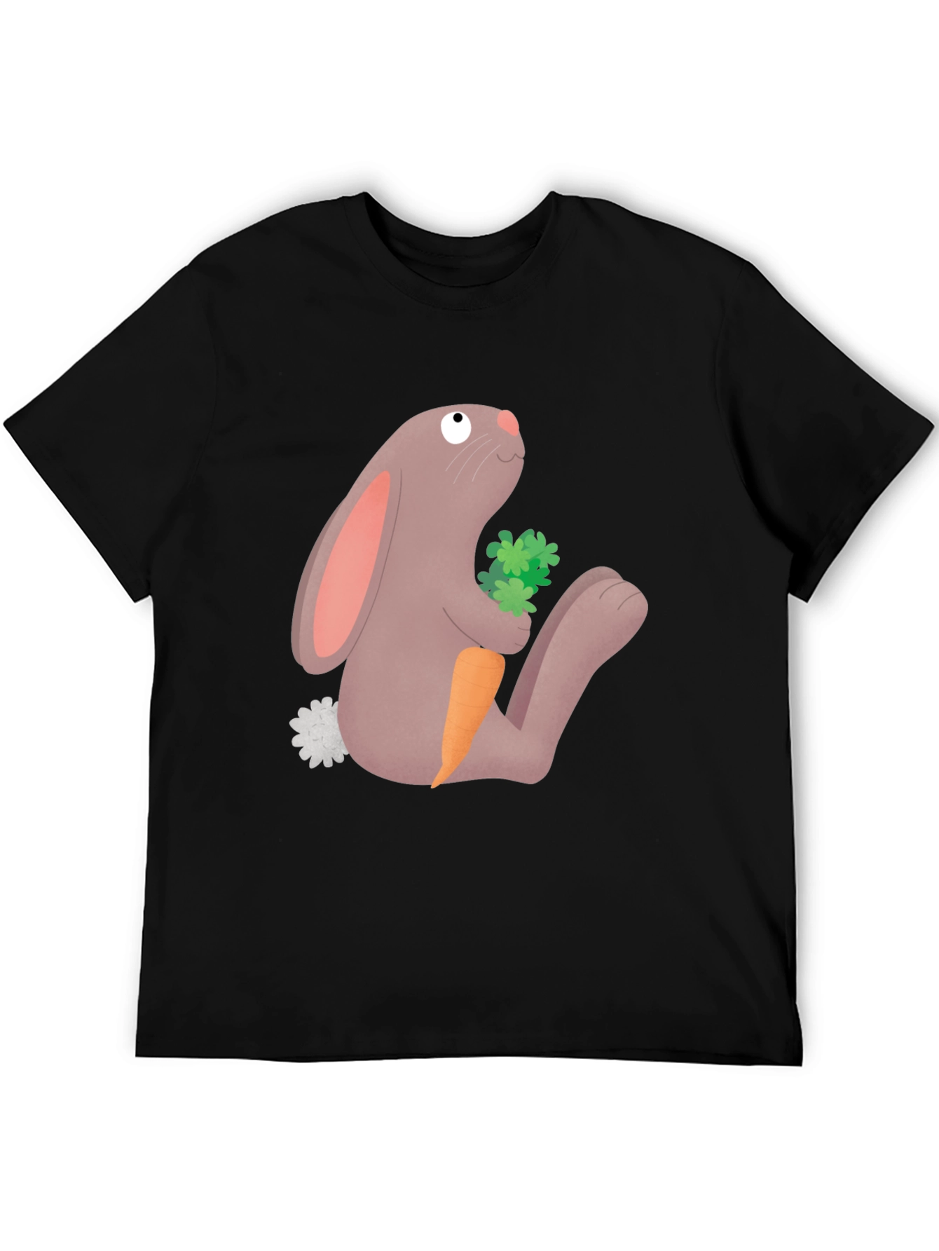 Bunny & Carrot Graphic Tee - Comfy Casual Style