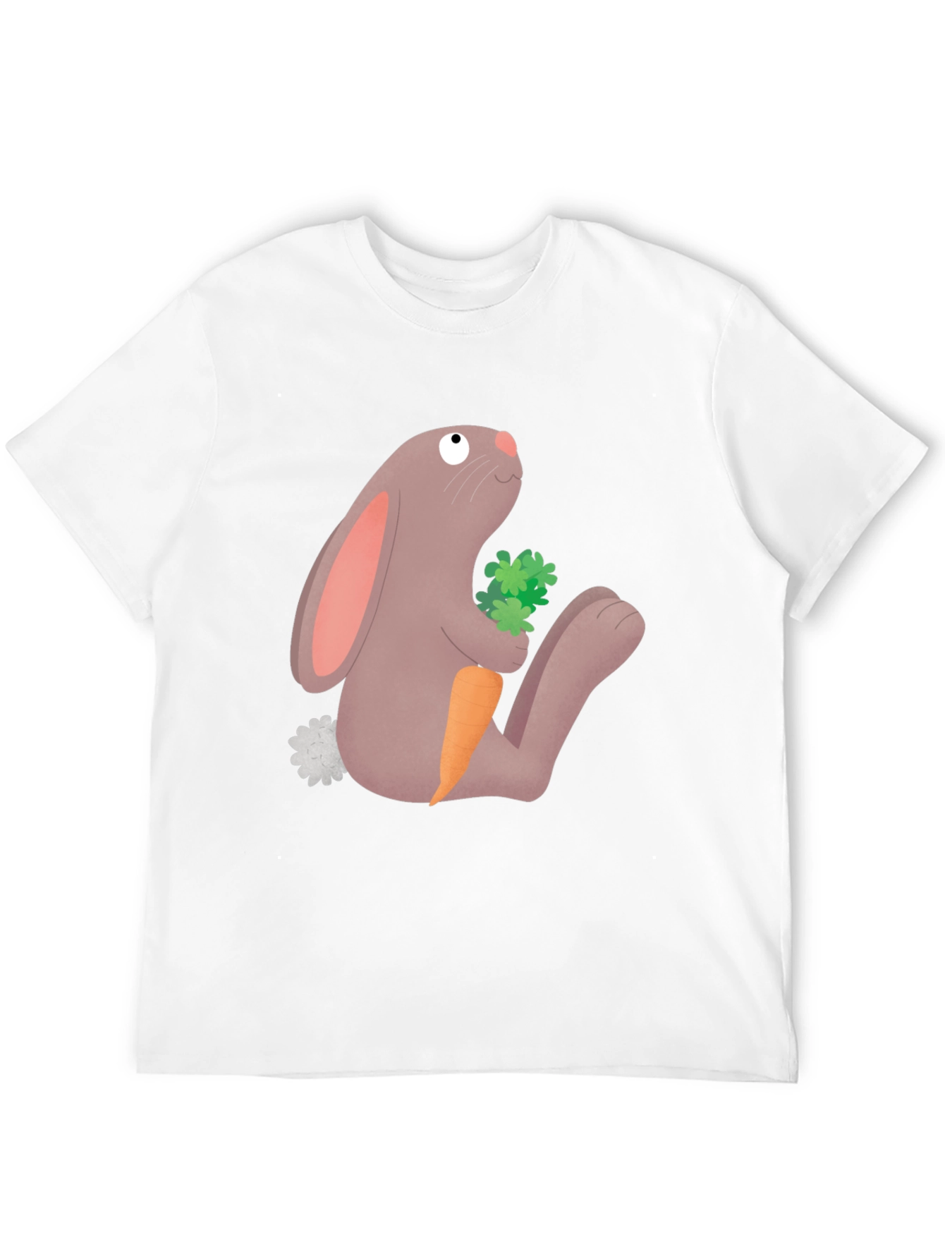Bunny & Carrot Graphic Tee - Comfy Casual Style