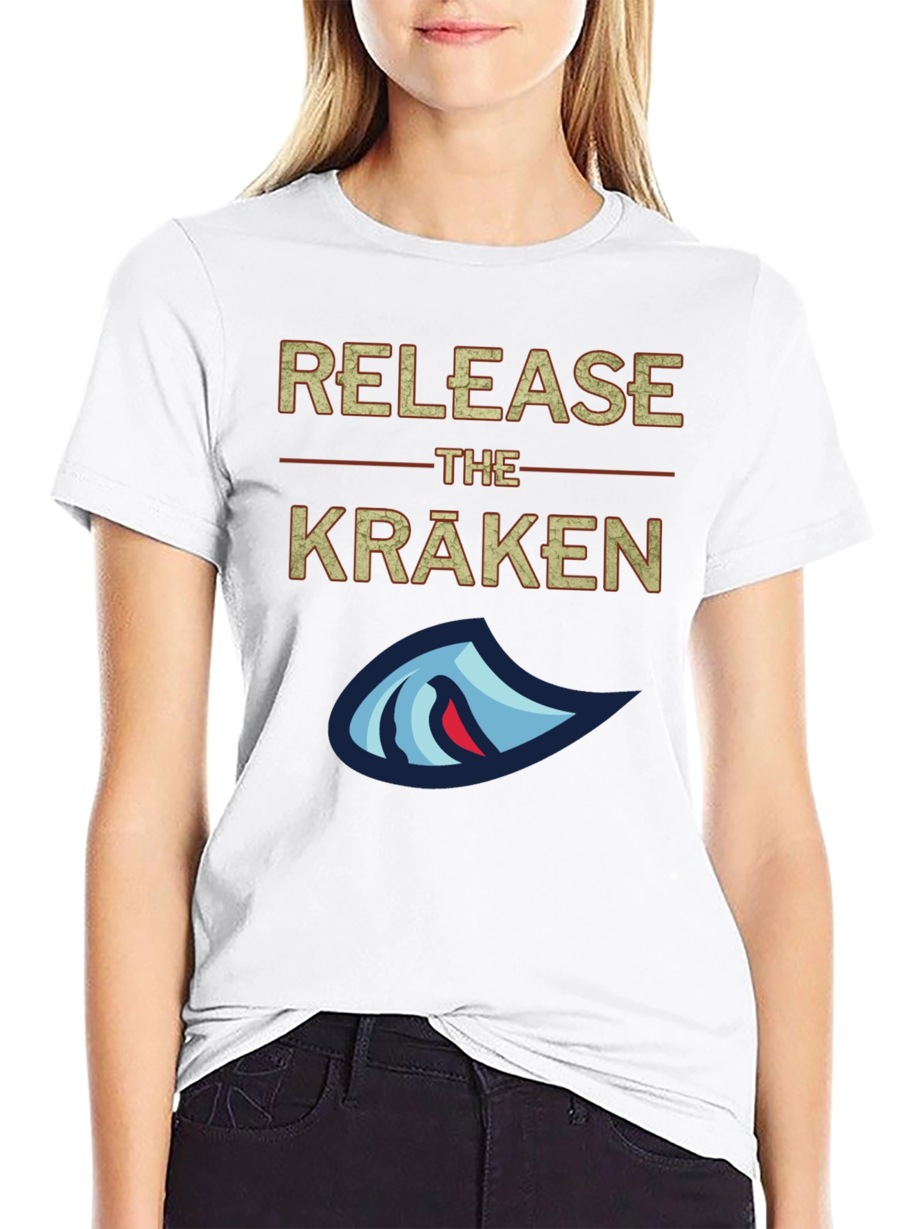 Release The Kraken Graphic T-Shirt - Black