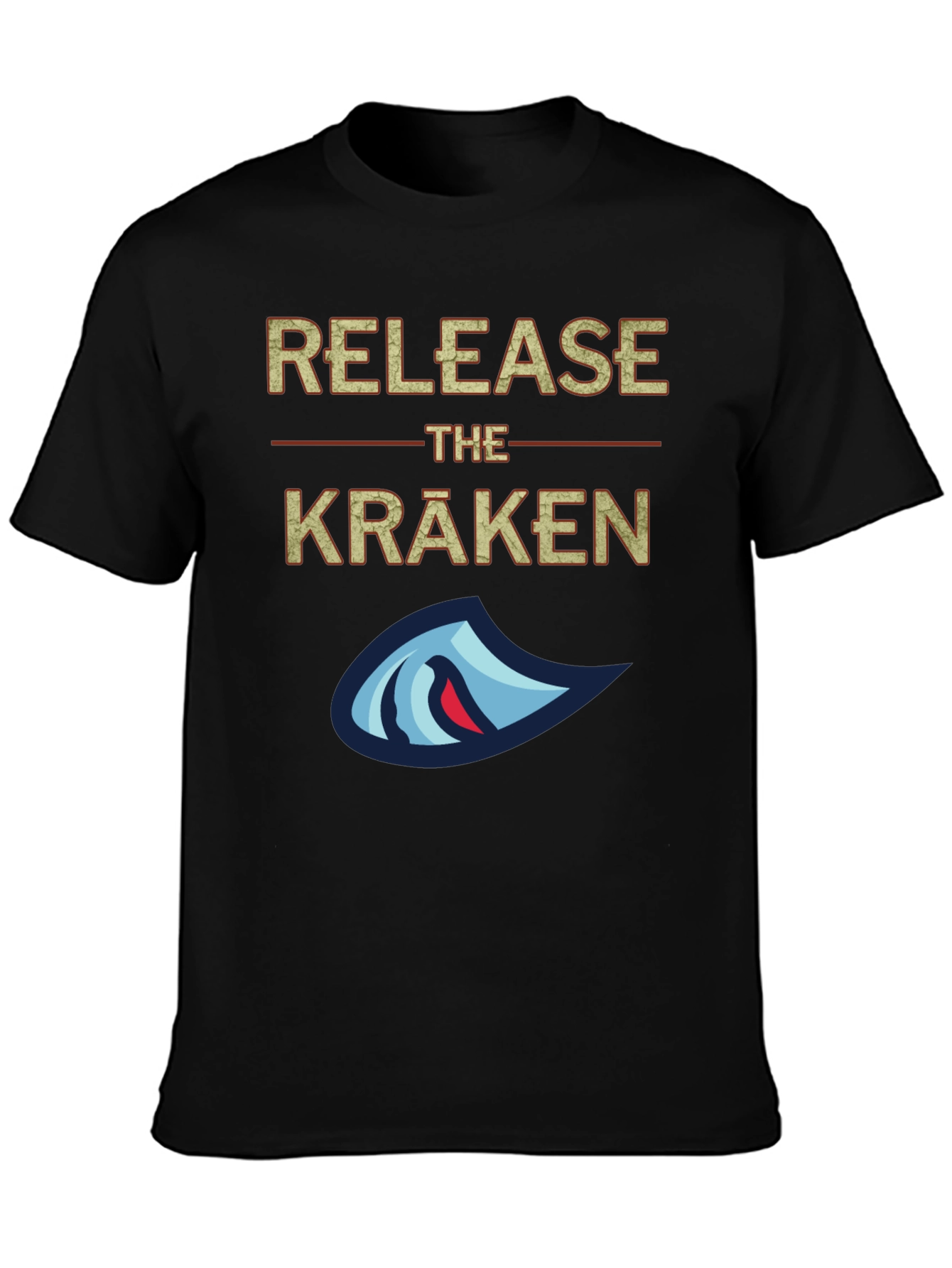 Release The Kraken Graphic T-Shirt - Black