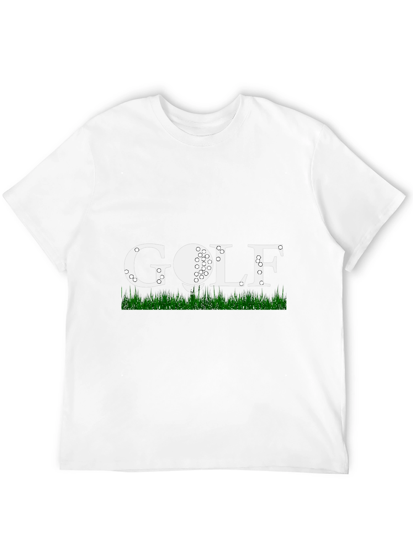 Golf Themed Mens Black T-Shirt