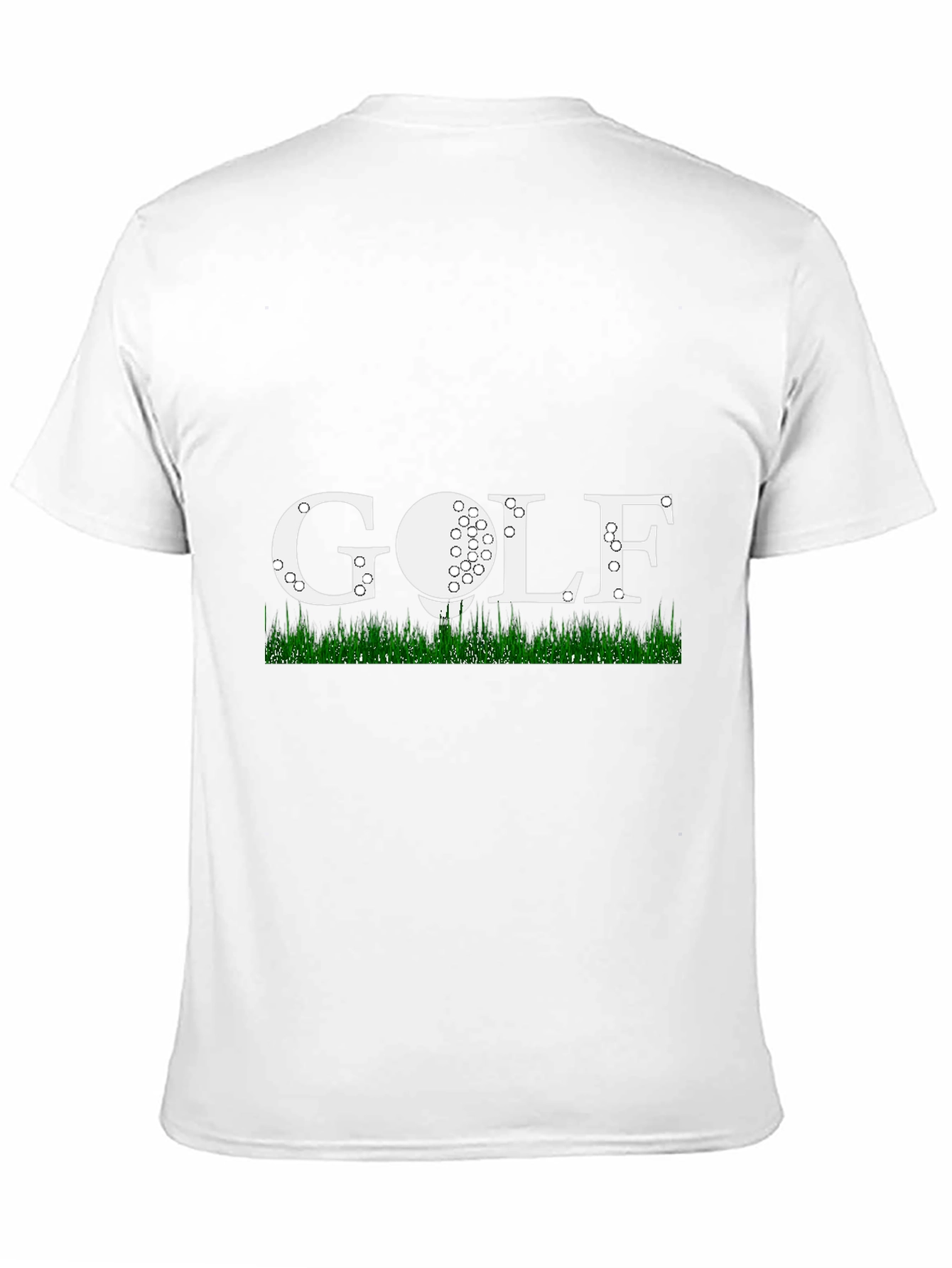 Golf Themed Mens Black T-Shirt