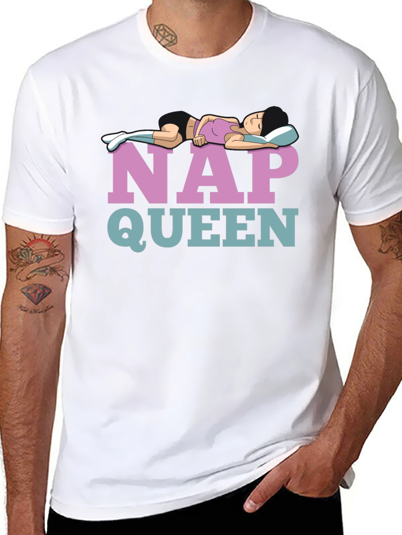 Nap Queen Graphic T-Shirt - Comfortable Cotton Tee