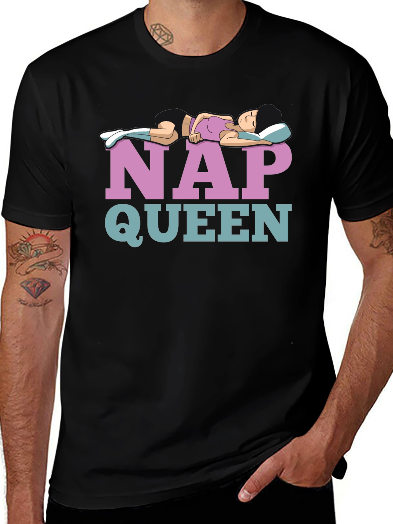 Nap Queen Graphic T-Shirt - Comfortable Cotton Tee
