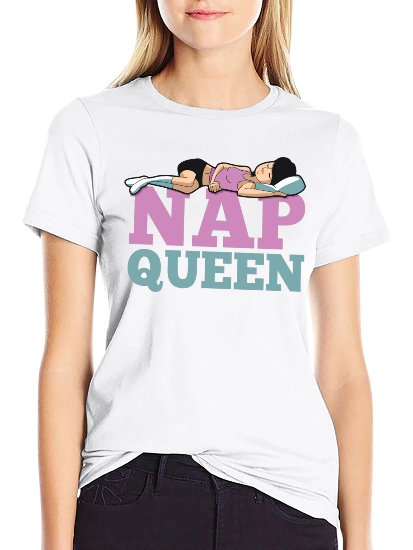 Nap Queen Graphic T-Shirt - Comfortable Cotton Tee