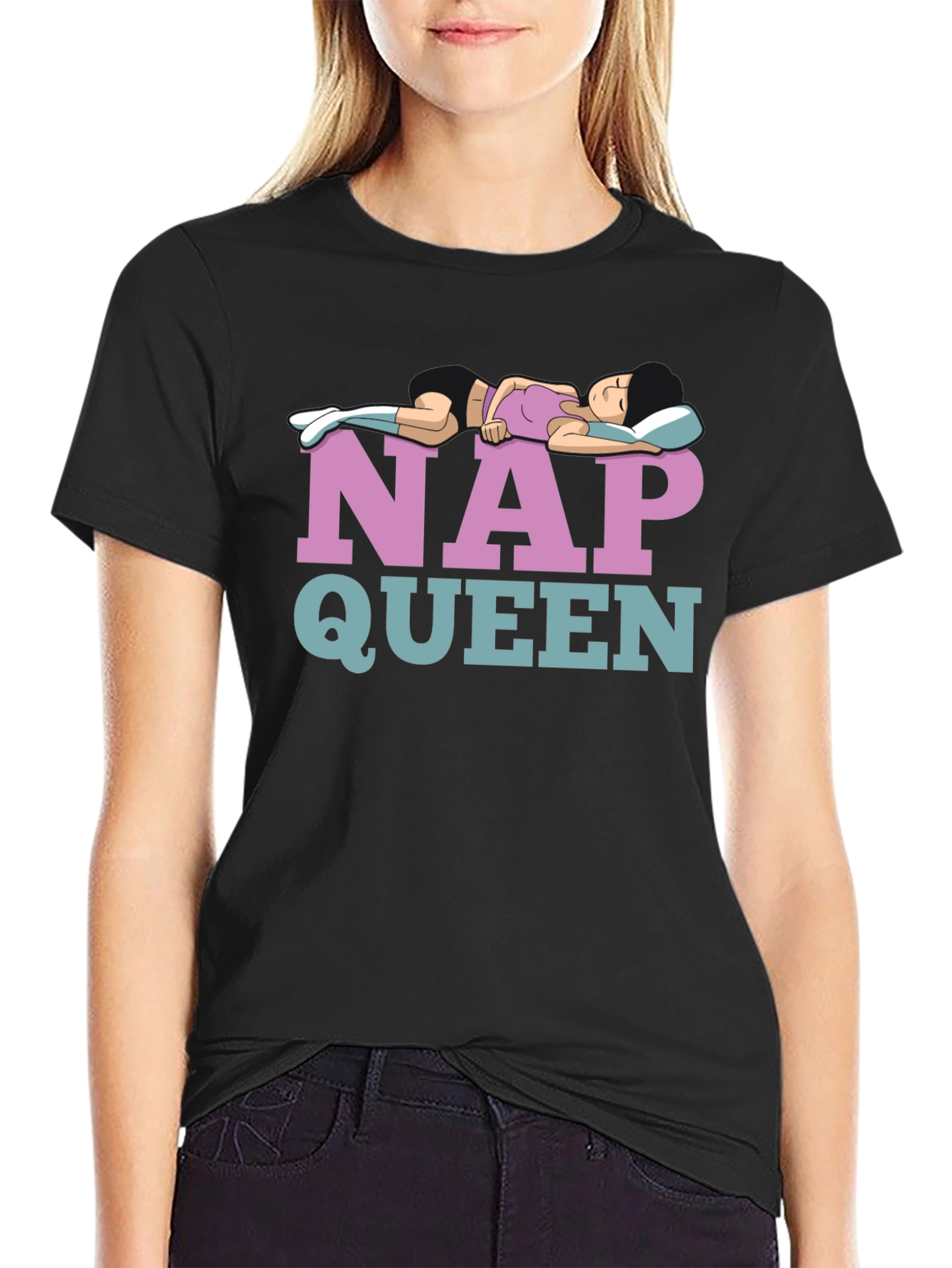 Nap Queen Graphic T-Shirt - Comfortable Cotton Tee