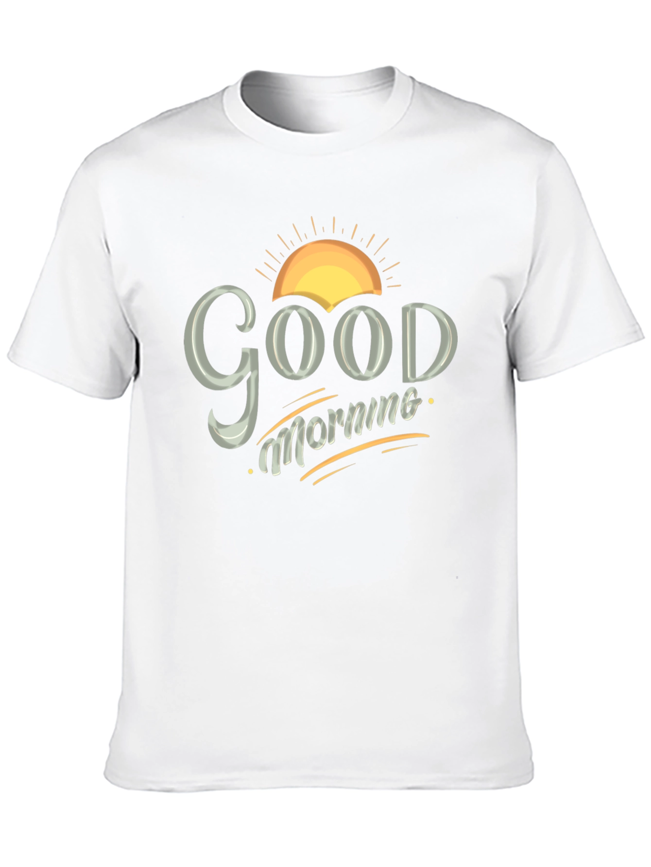 Good Morning Graphic Tee - Mens Black T-Shirt