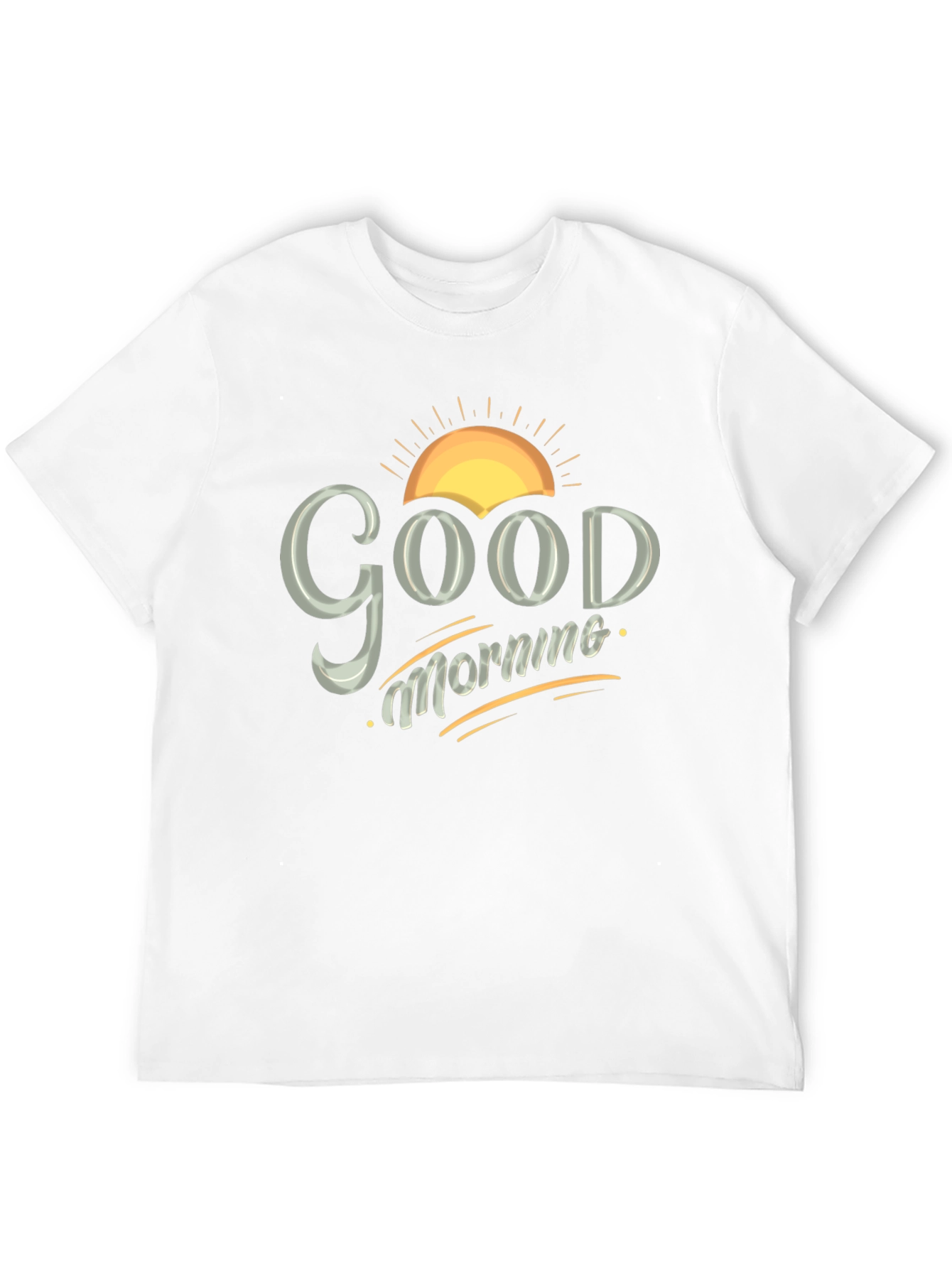 Good Morning Graphic Tee - Mens Black T-Shirt