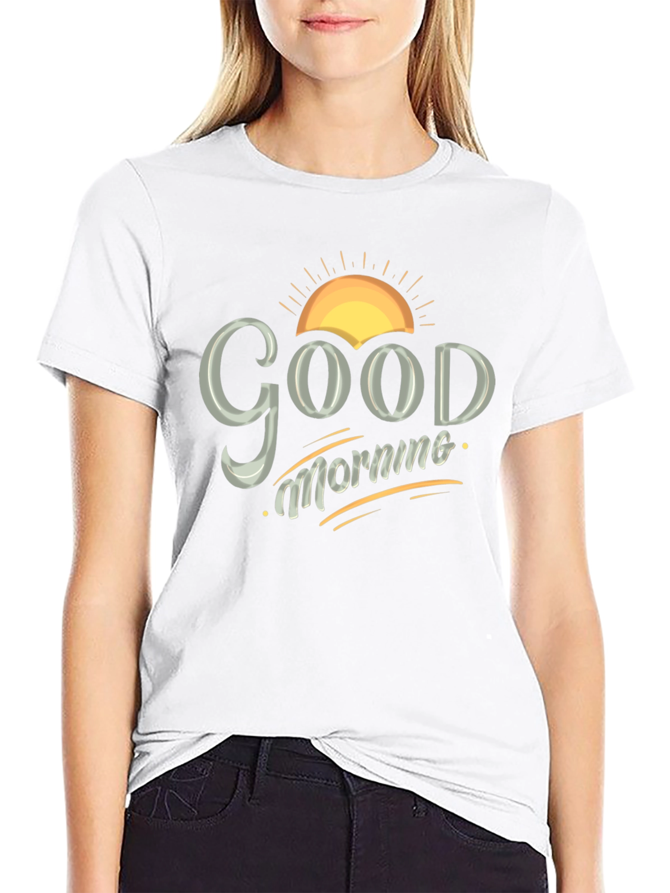 Good Morning Graphic Tee - Mens Black T-Shirt