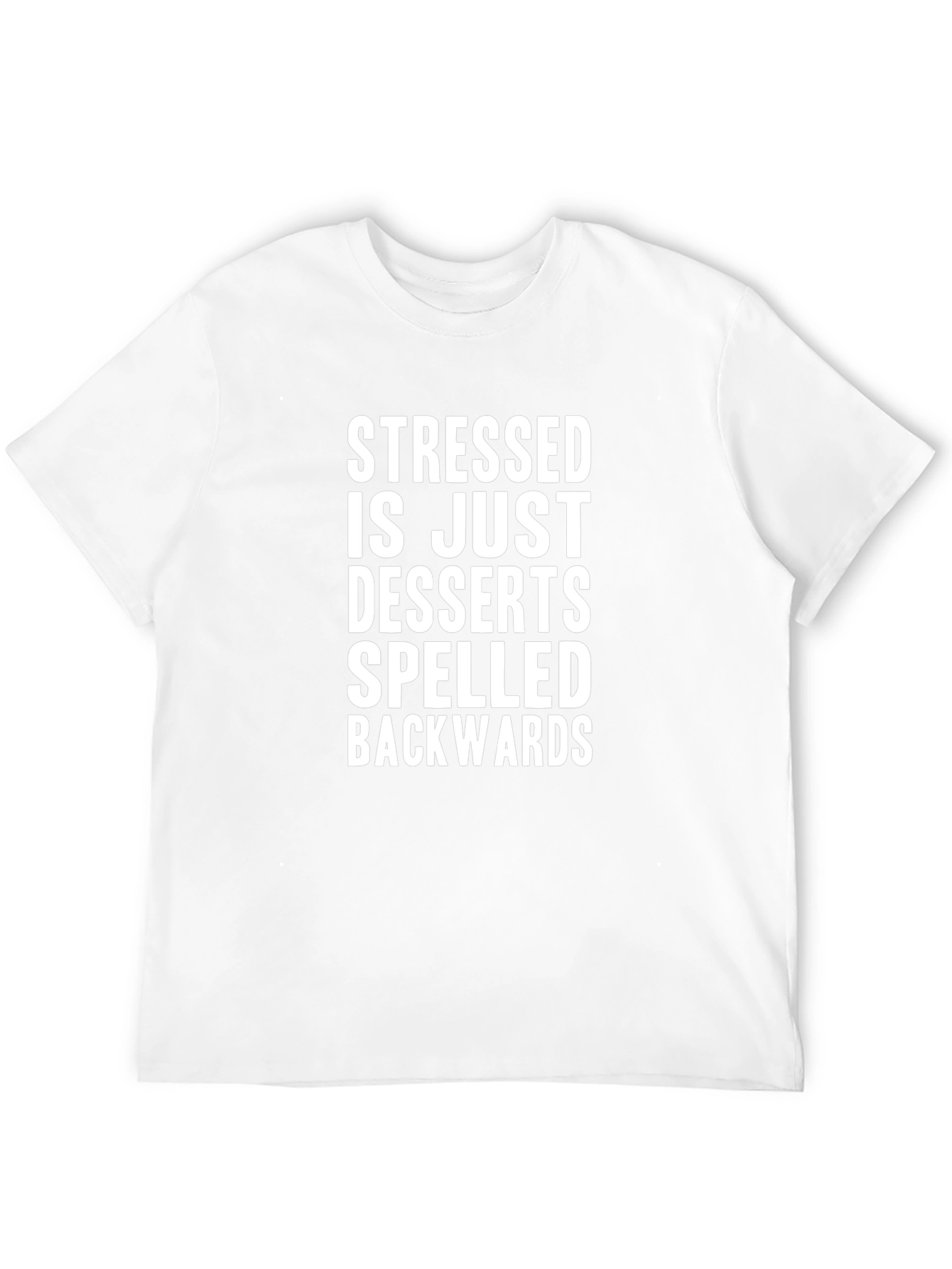 Stressed Spelled Backwards Tee