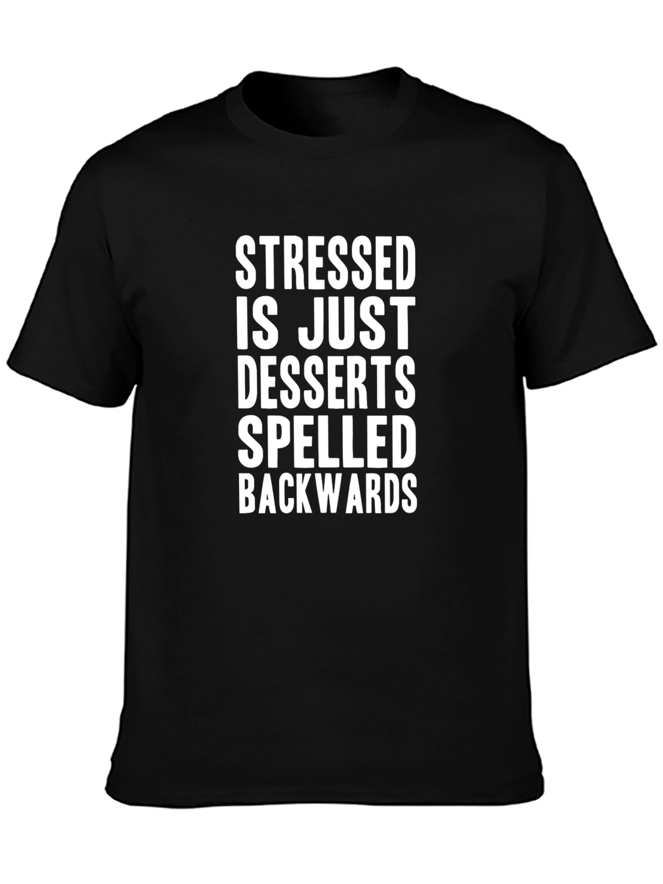 Stressed Spelled Backwards Tee