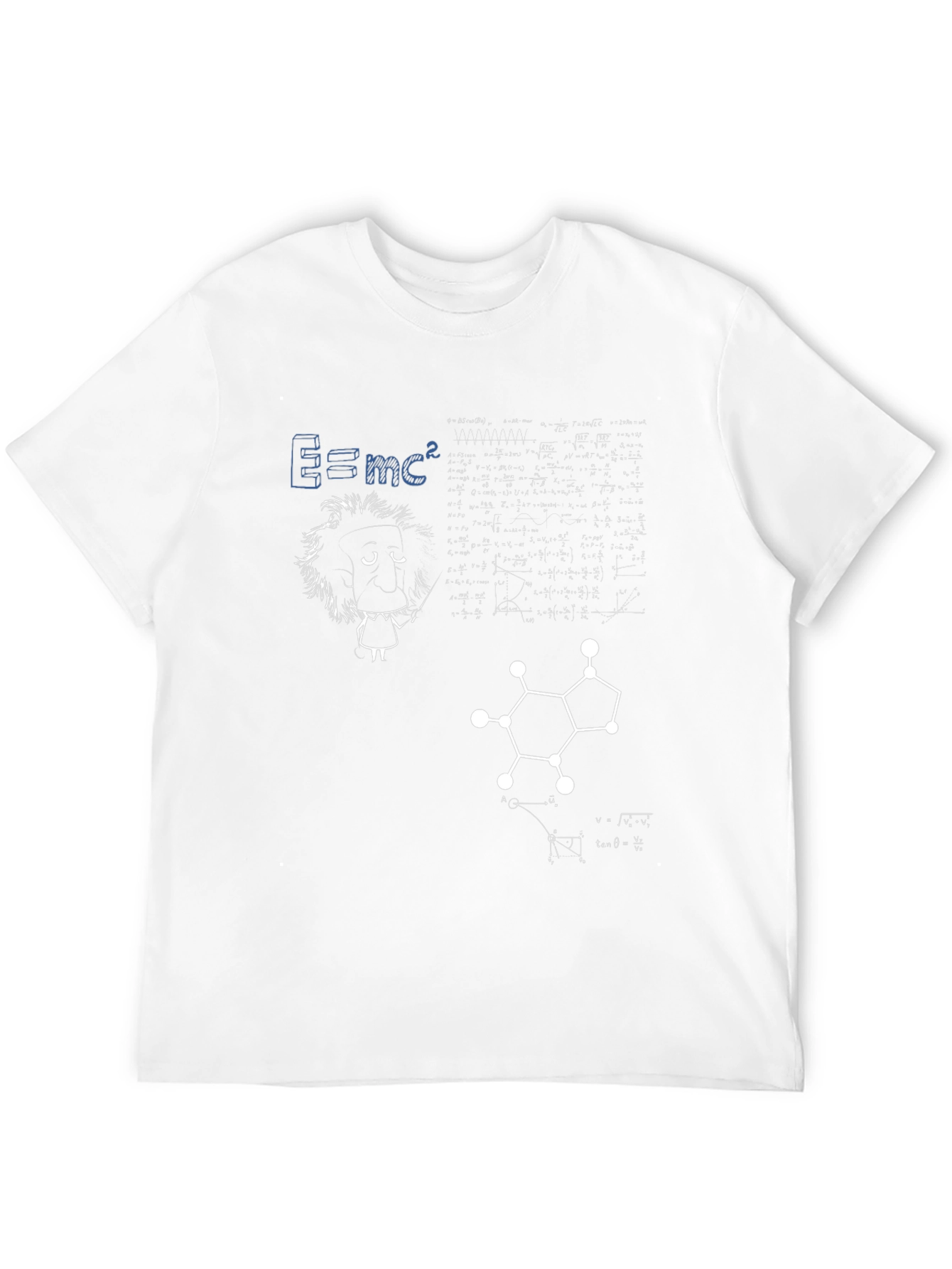 Science Geek Graphic T-Shirt - Black