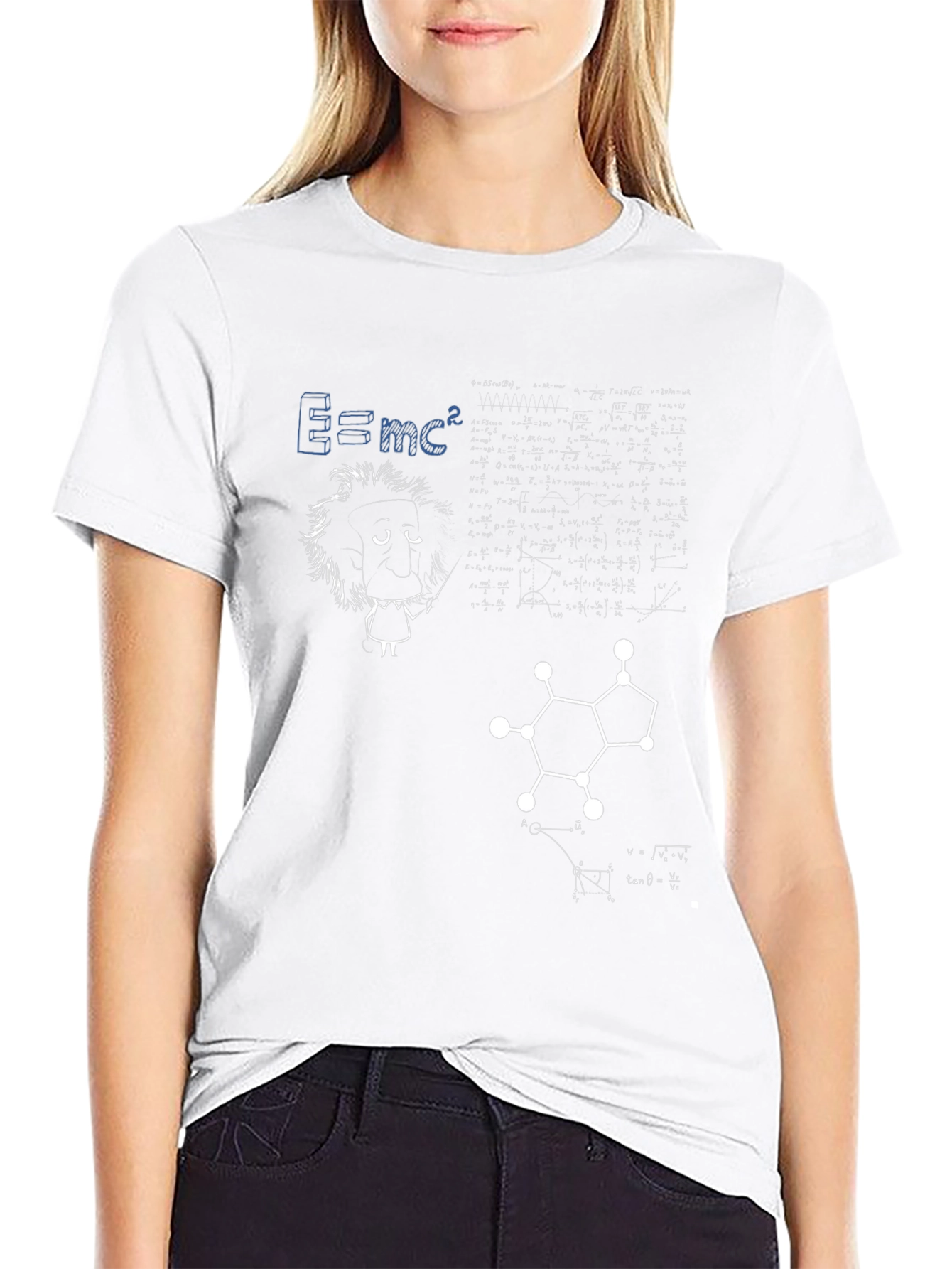 Science Geek Graphic T-Shirt - Black