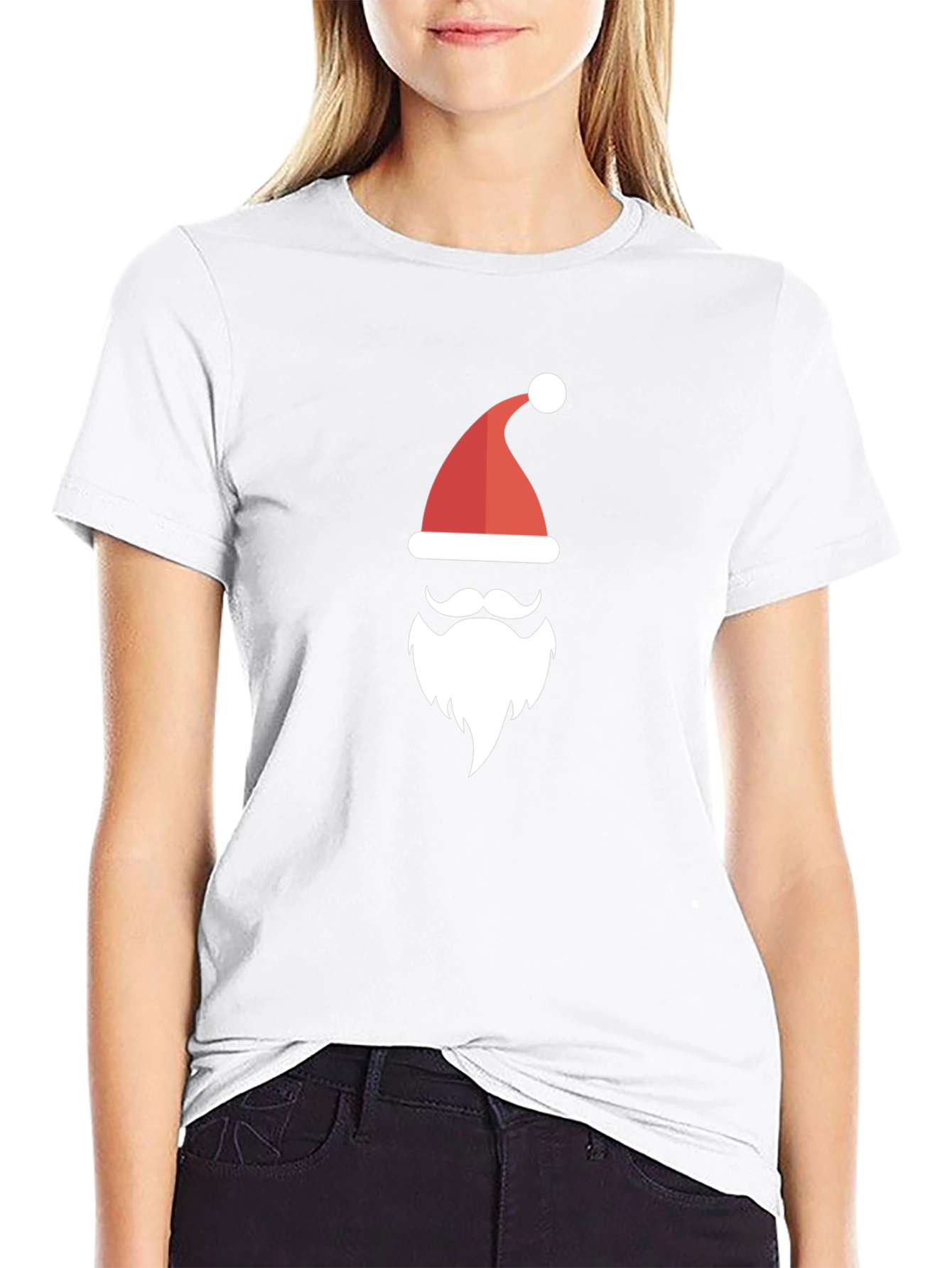 Festive Santa Graphic Tee