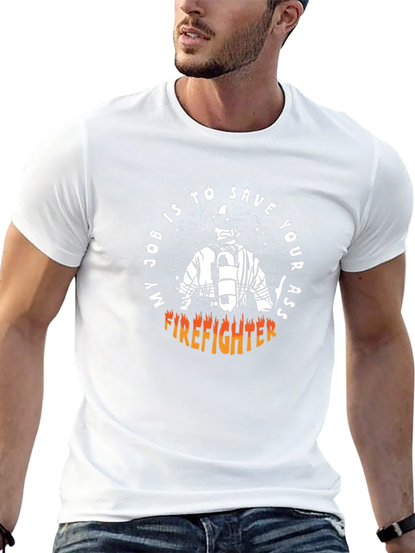 Firefighter Save Your Ass T-Shirt