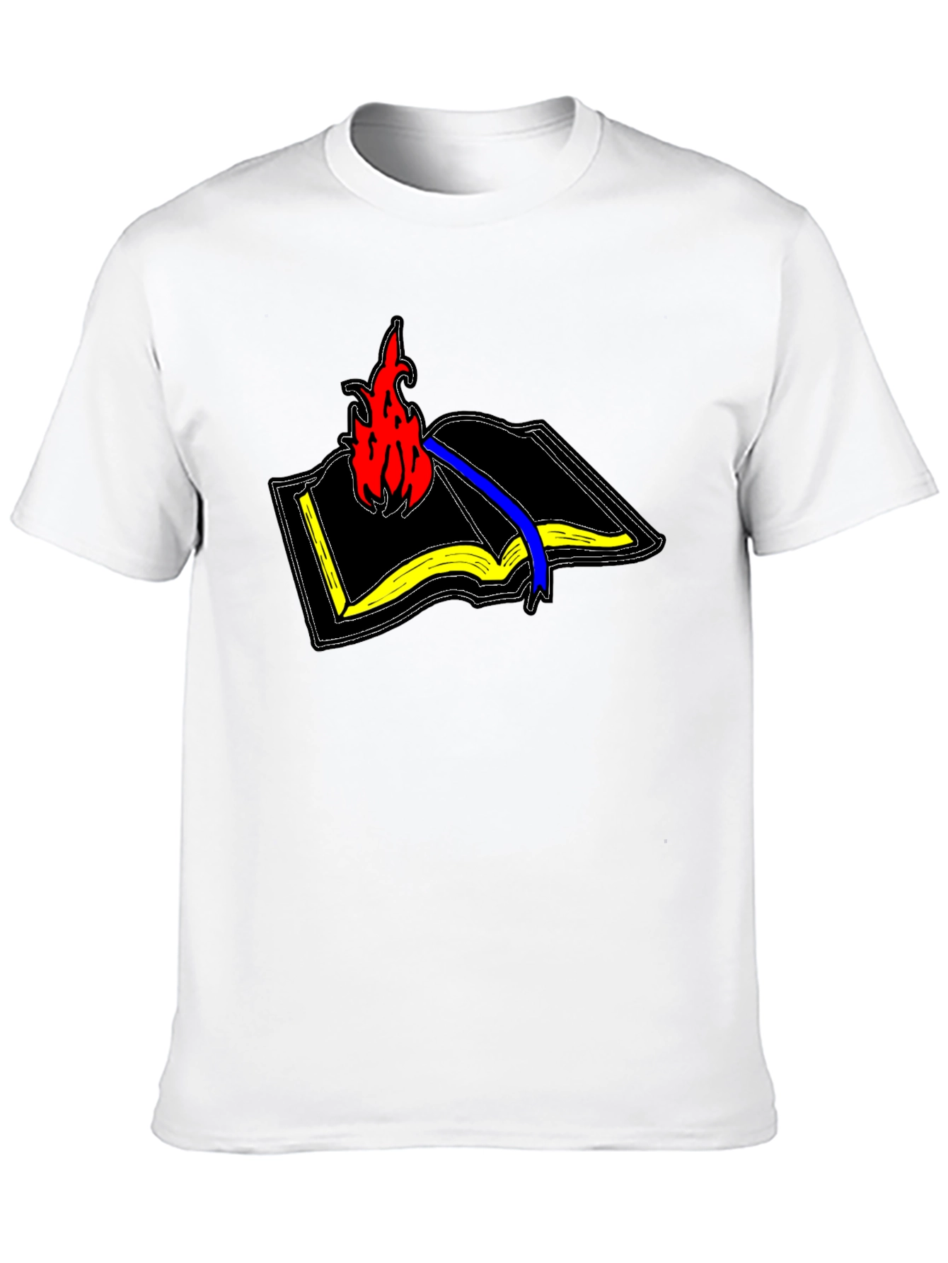 Burning Book Graphic T-Shirt