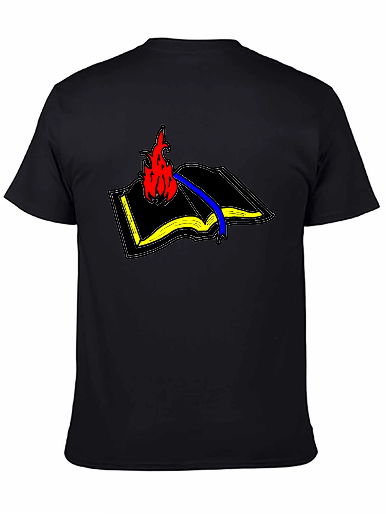 Burning Book Graphic T-Shirt