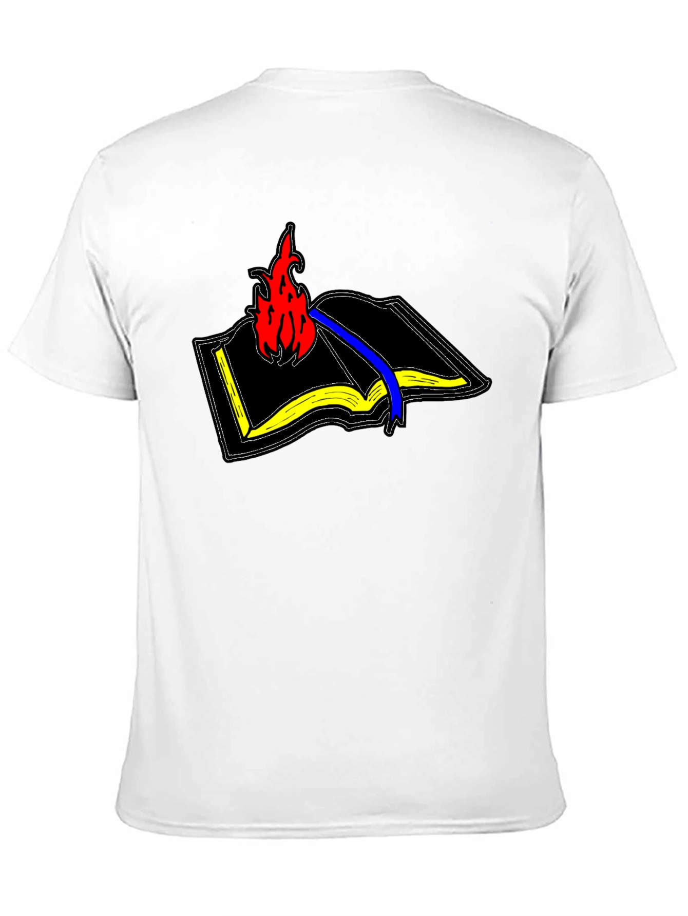 Burning Book Graphic T-Shirt