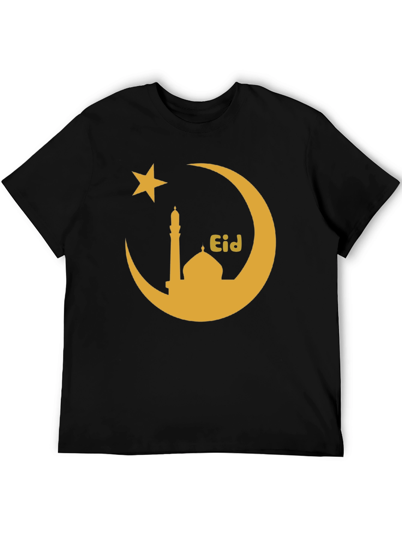 Eid Mubarak Crescent Star T-Shirt