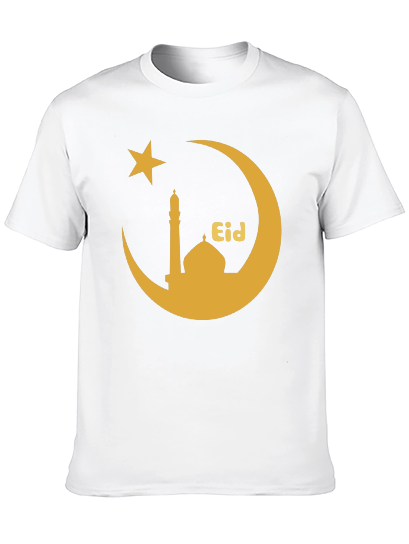 Eid Mubarak Crescent Star T-Shirt