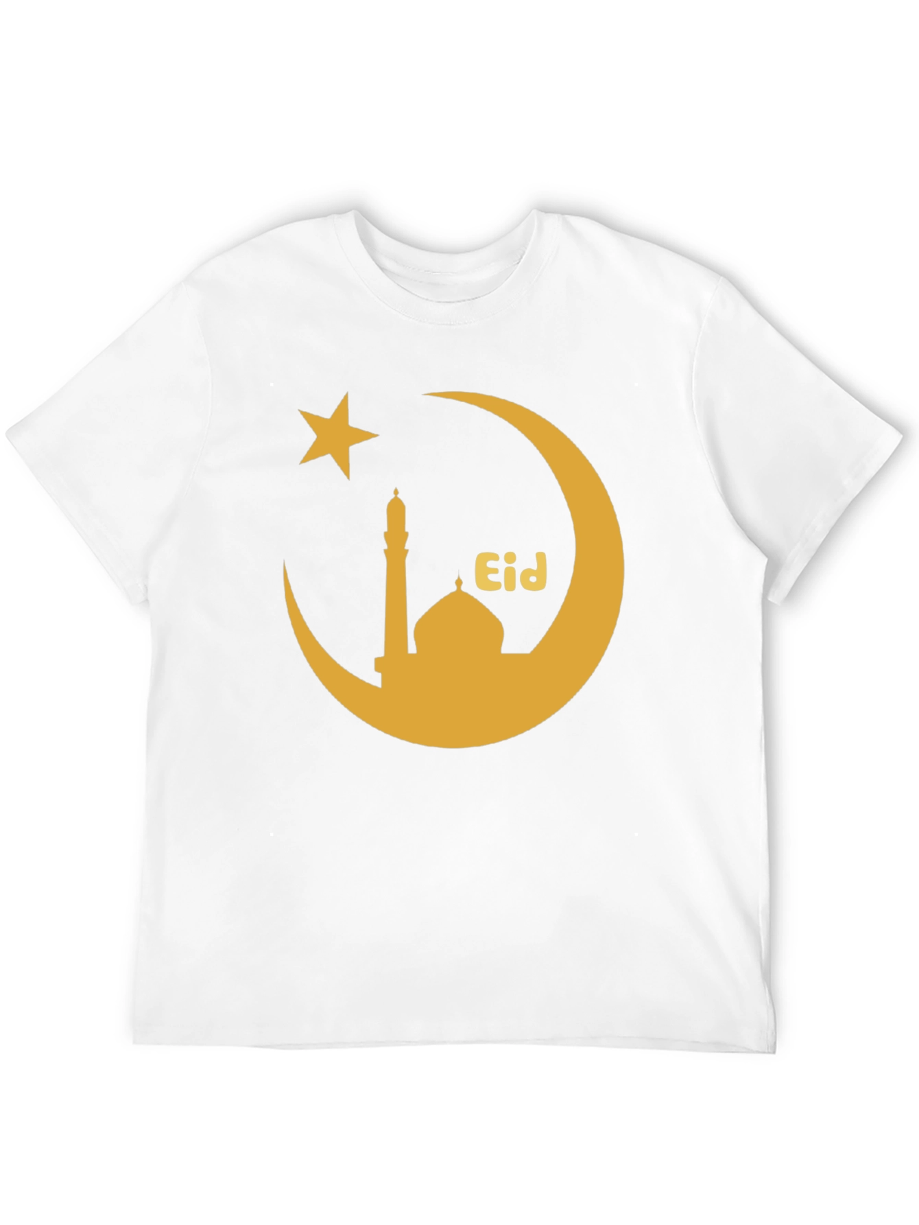 Eid Mubarak Crescent Star T-Shirt