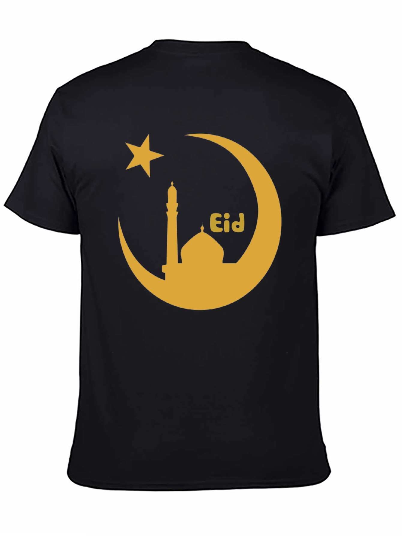 Eid Mubarak Crescent Star T-Shirt