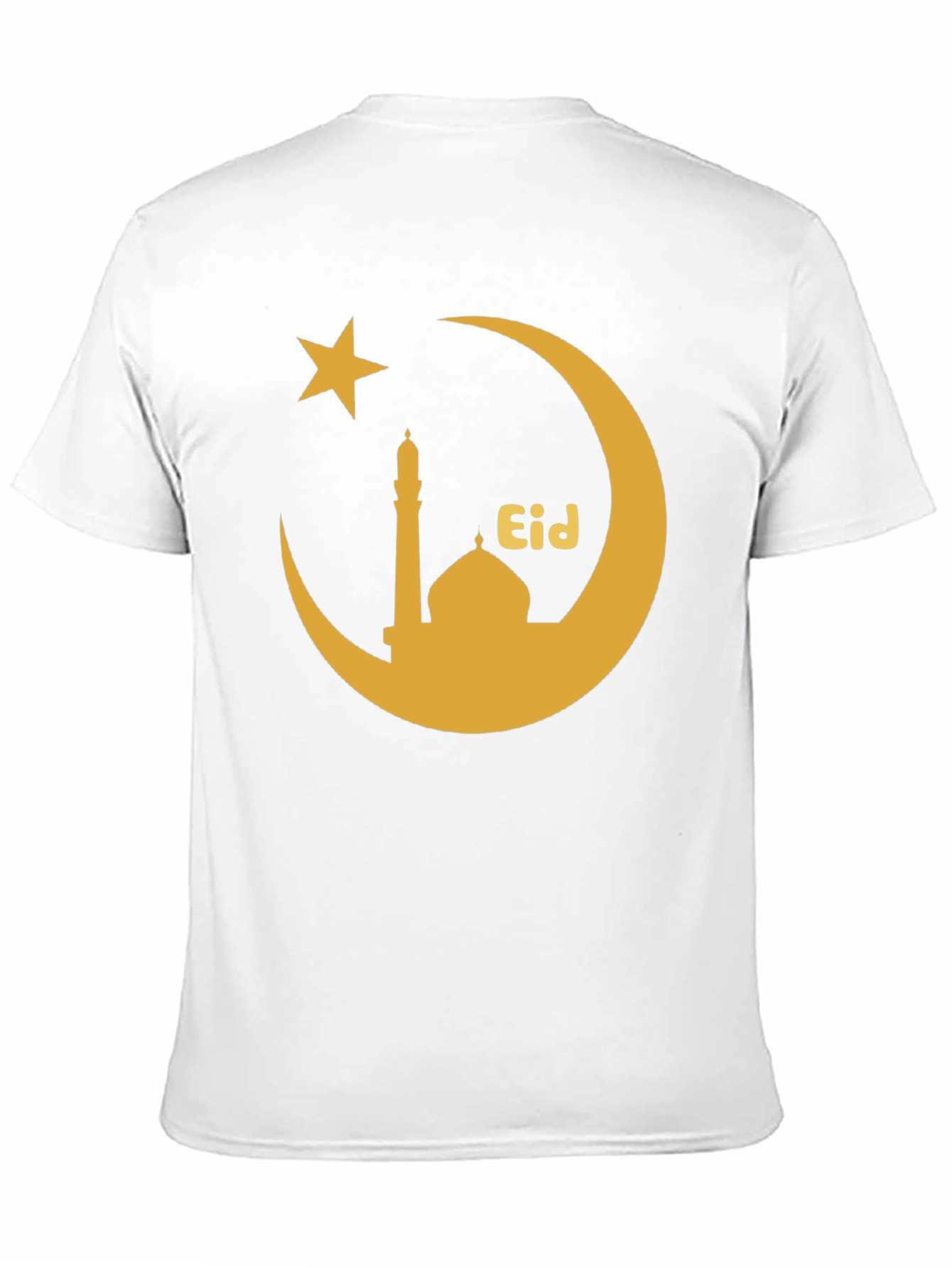 Eid Mubarak Crescent Star T-Shirt