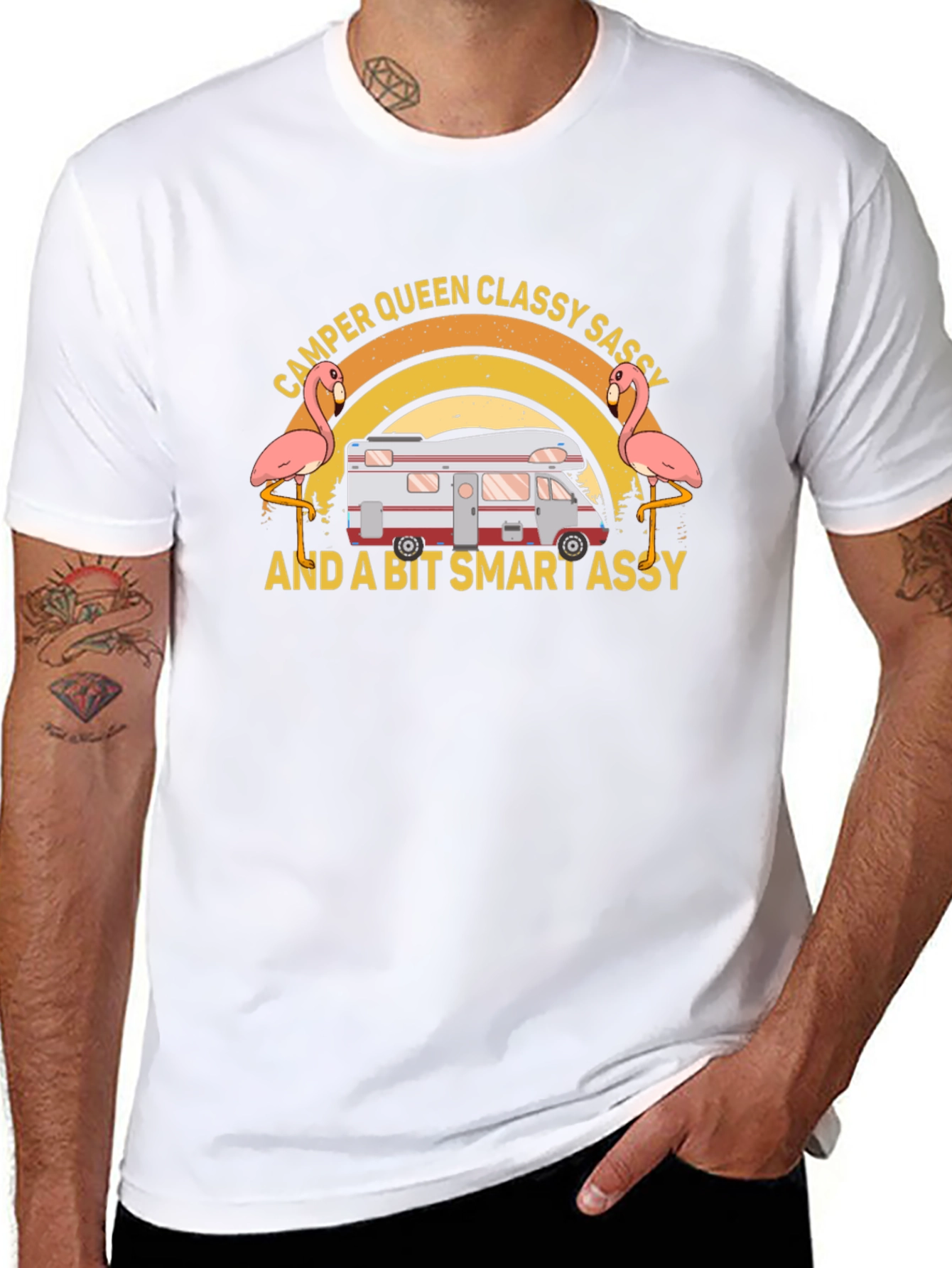 Camper Queen Classy Sassy Funny T-Shirt