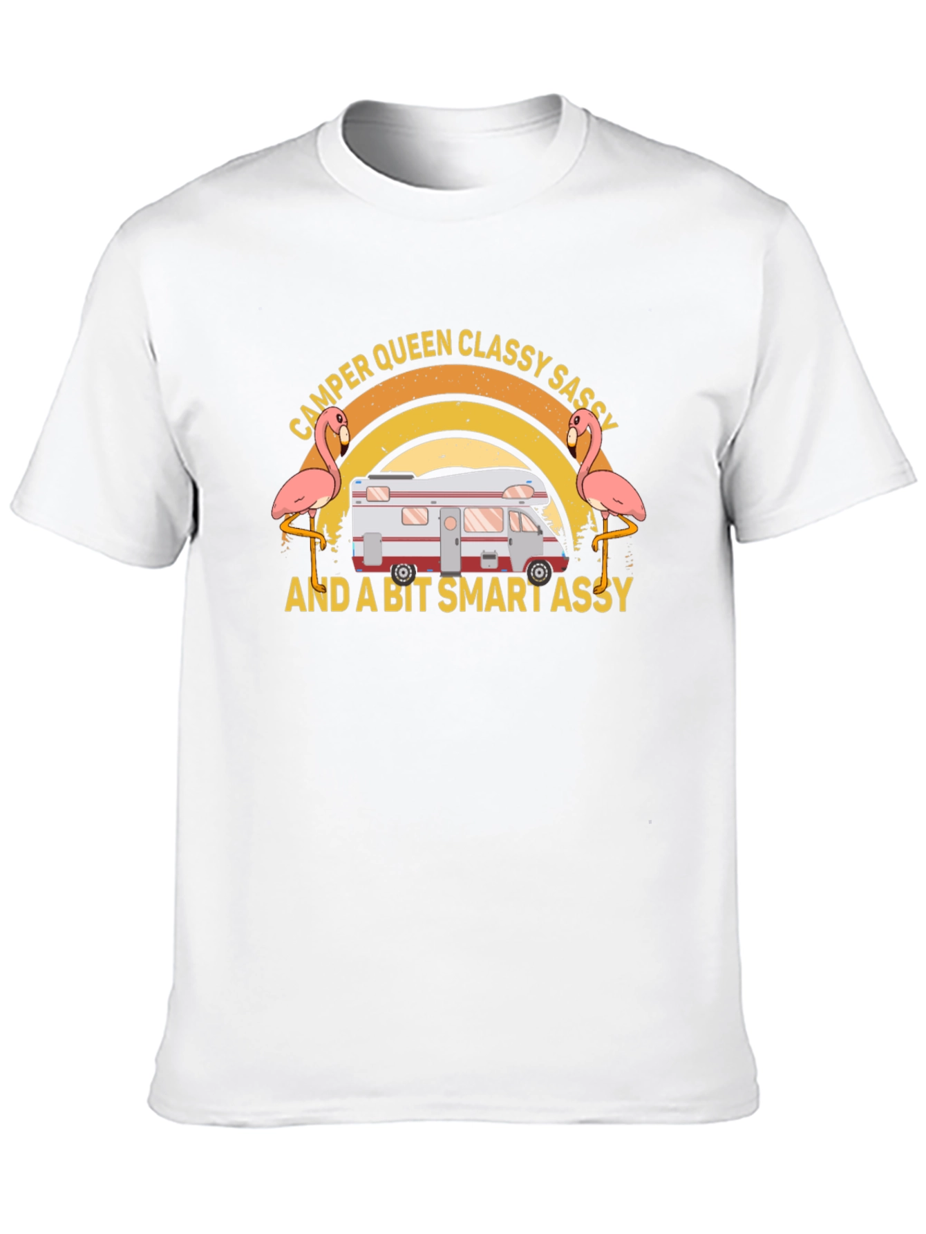 Camper Queen Classy Sassy Funny T-Shirt